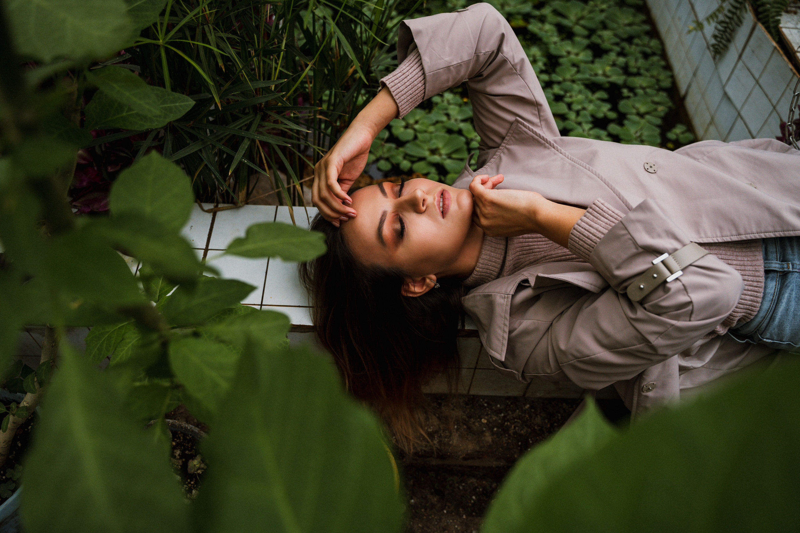 Photo session in a greenhouse in Tbilisi. Photo session in the Tbilisi Botanical Garden