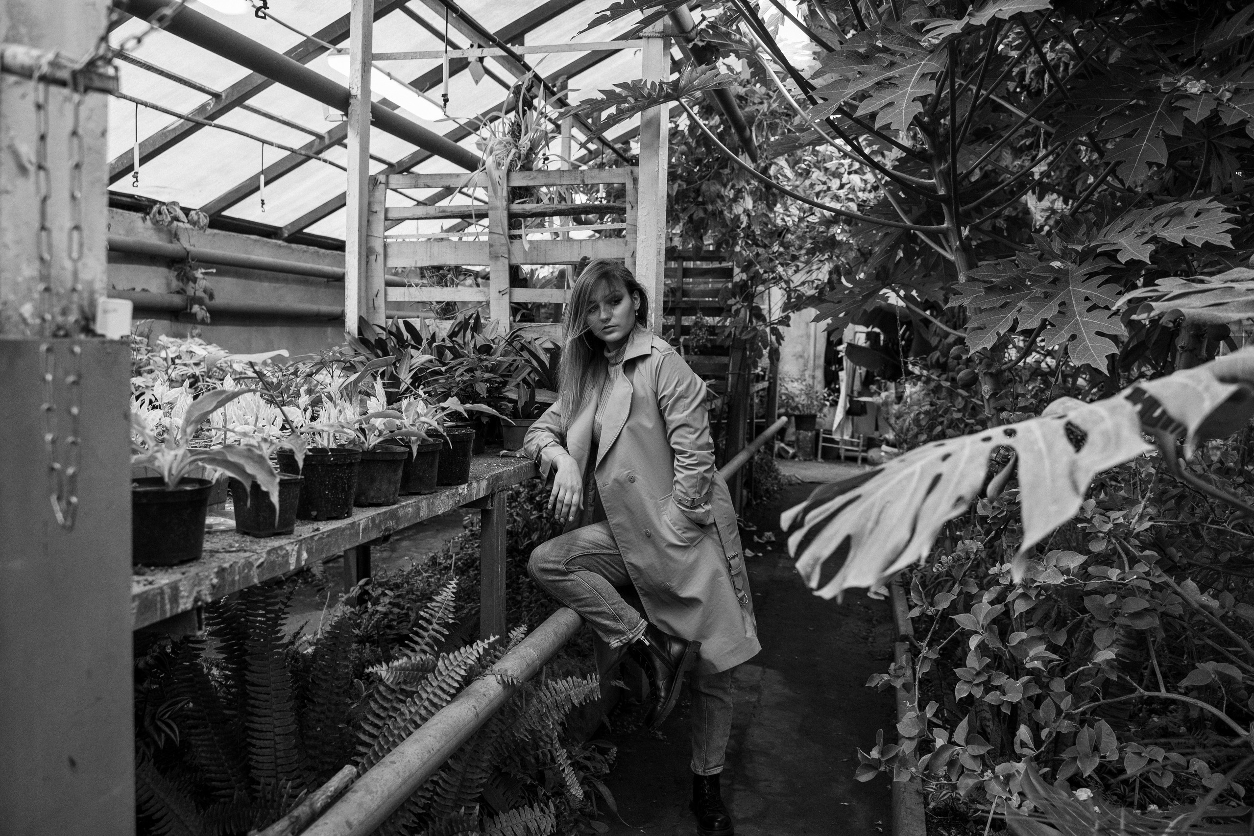Photo session in a greenhouse in Tbilisi. Photo session in the Tbilisi Botanical Garden