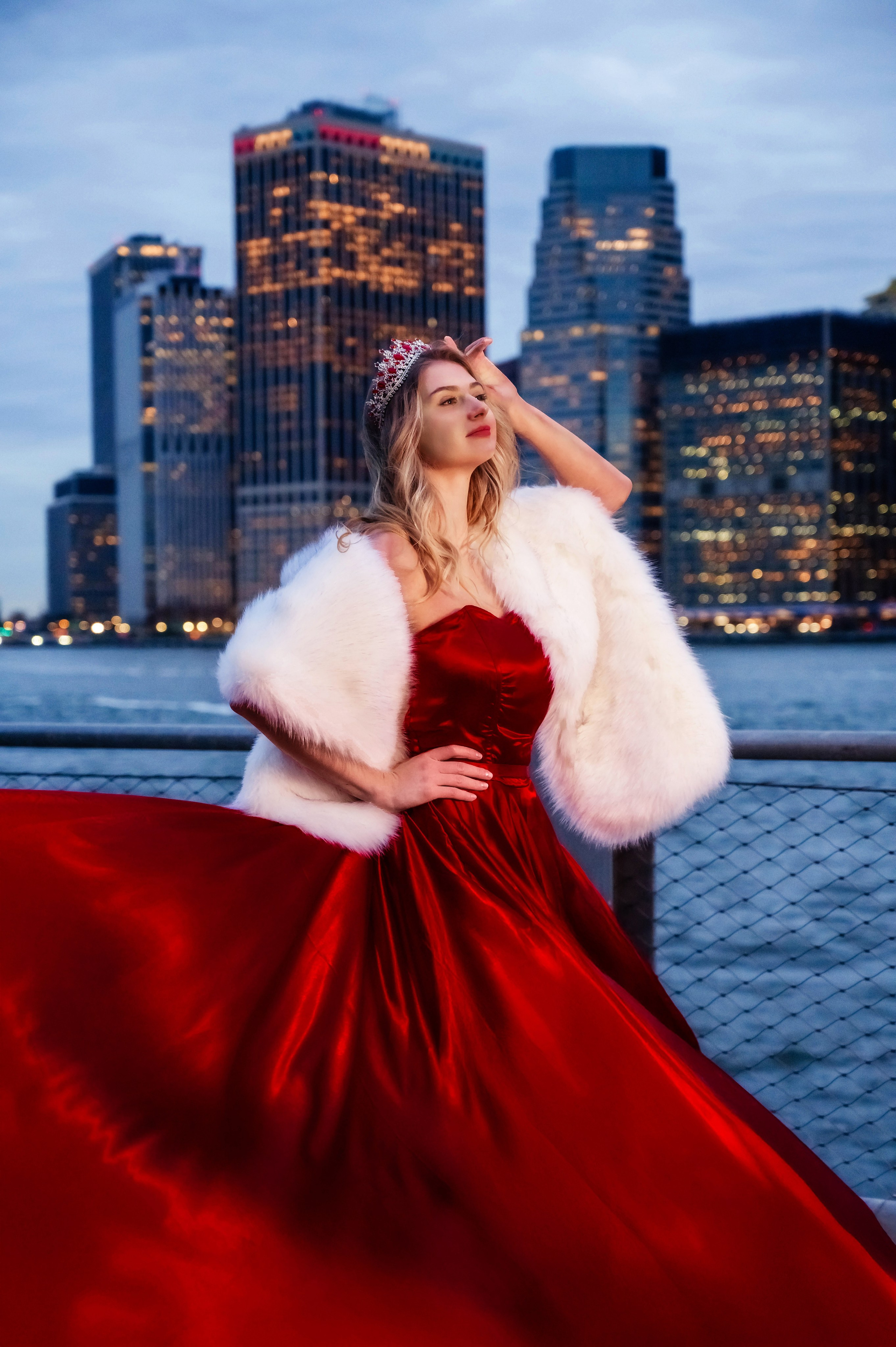 Flying dress. Alena Galieva New York Photographer