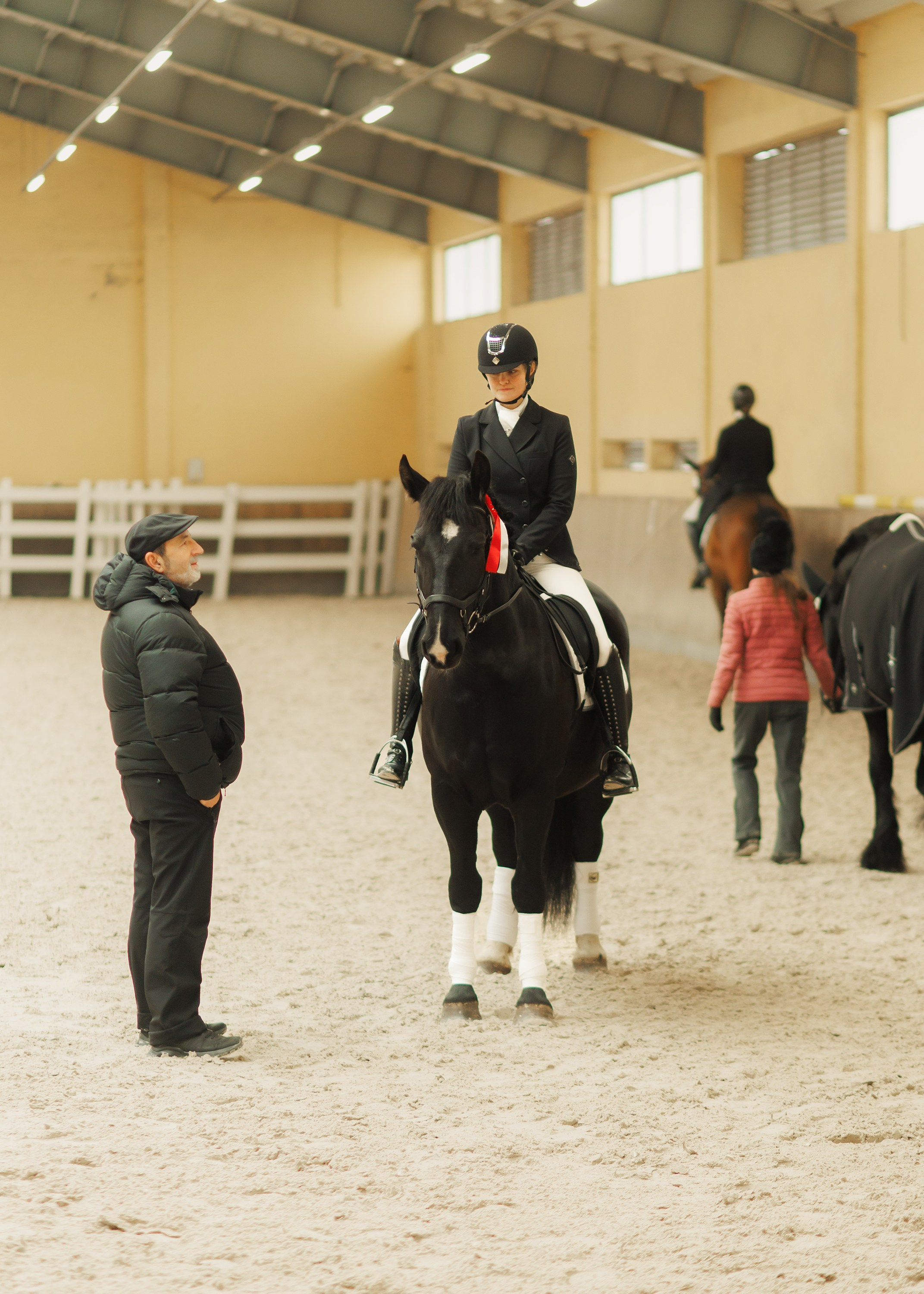 Partynice dressage \ feb'25. Kaja | fotograf we Wrocławiu | ludzie i psy