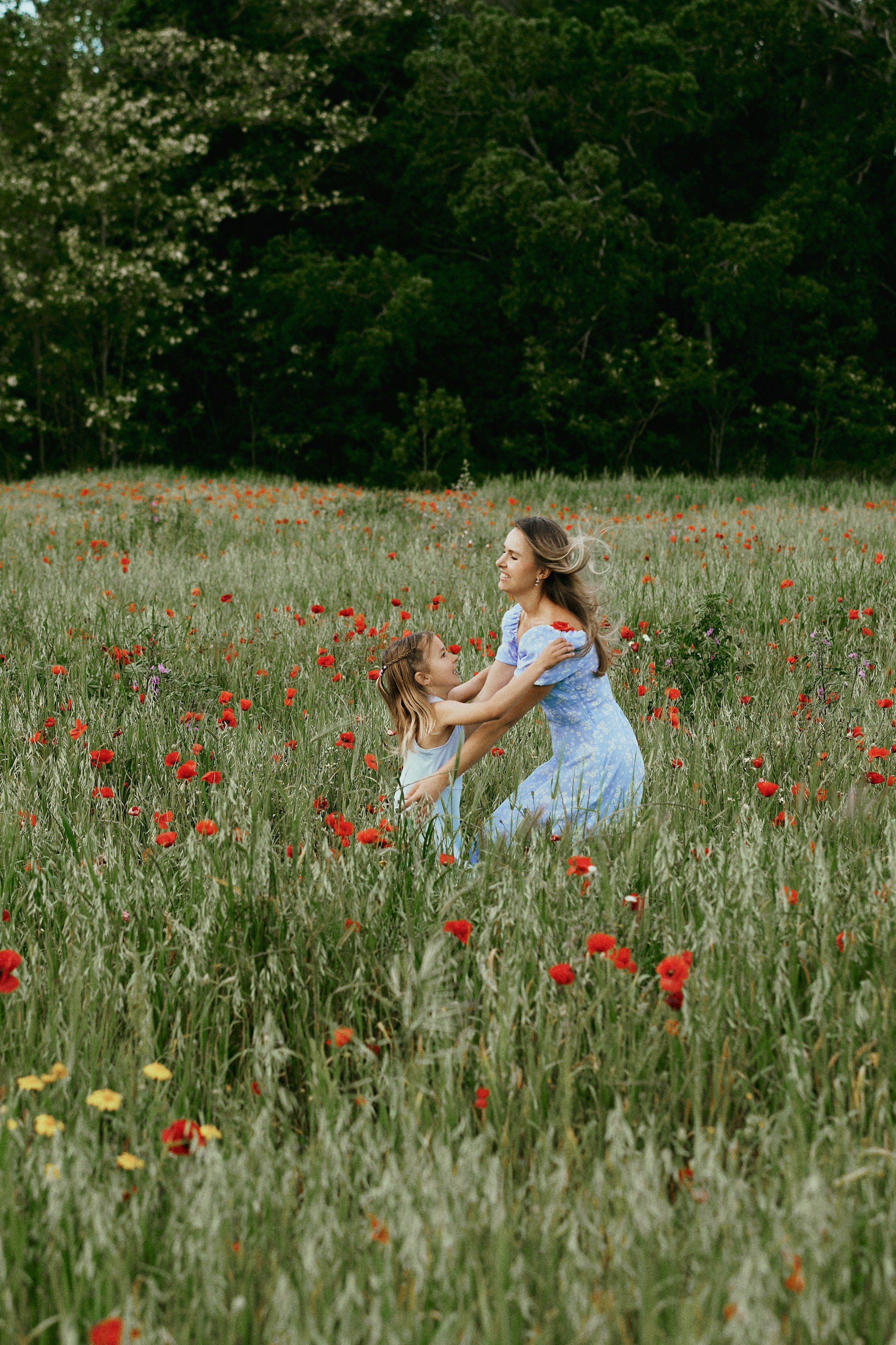 Маки. Кристина и Полина. Фотограф в Барселоне Жанна Захарченко