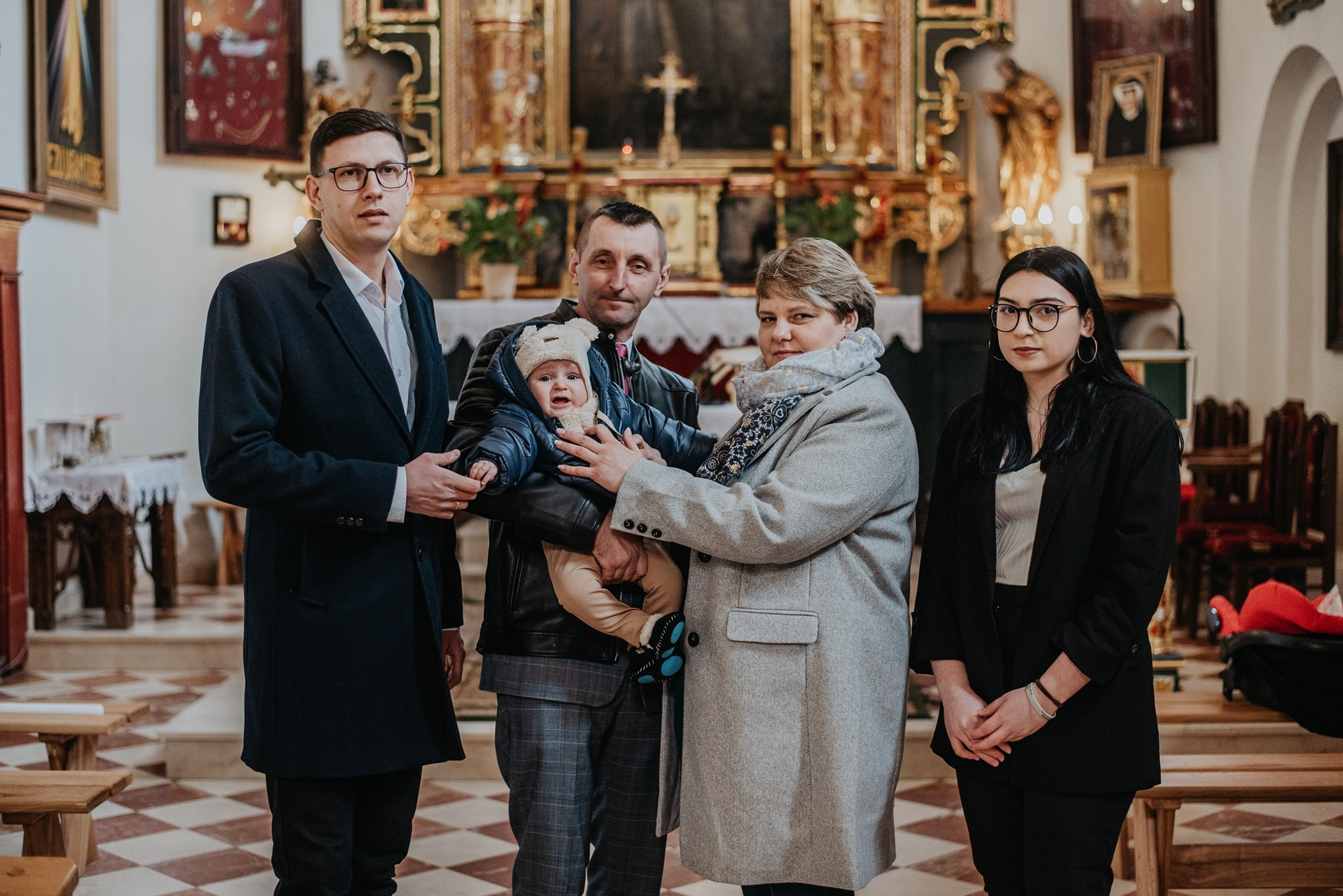 Chrzest Święty Adama. Dominika Strachacka Fotografia | Fotograf ślubny i rodzinny Opole Lubelskie Lublin