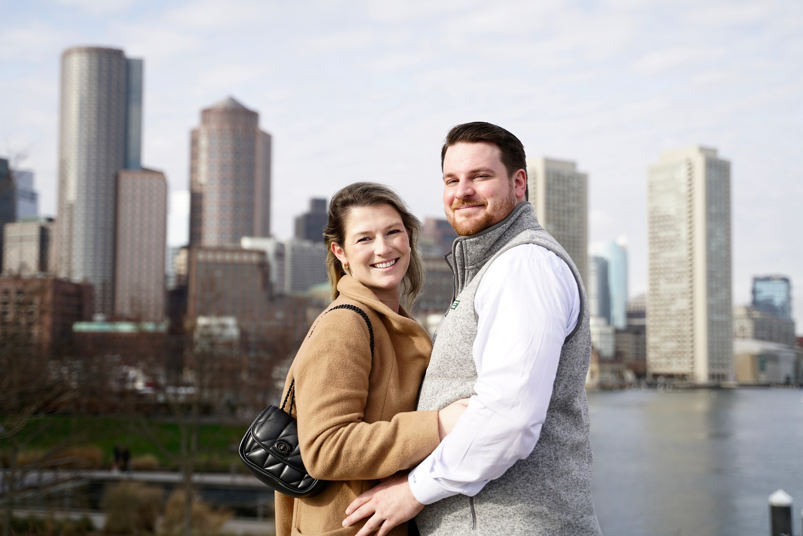 Charles and Helen at Seaport. Stefanovich Photography | Boston, MA