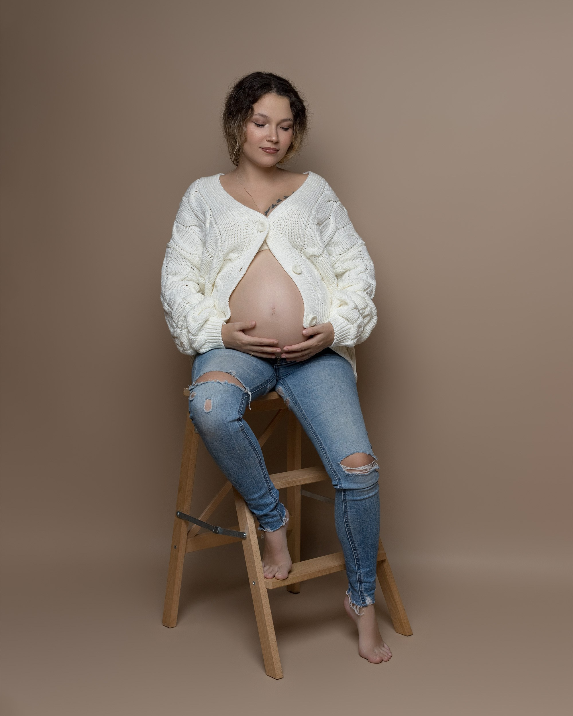 Embarazo y&nbsp;Maternidad sesiones de&nbsp;fotografía en&nbsp;estudio