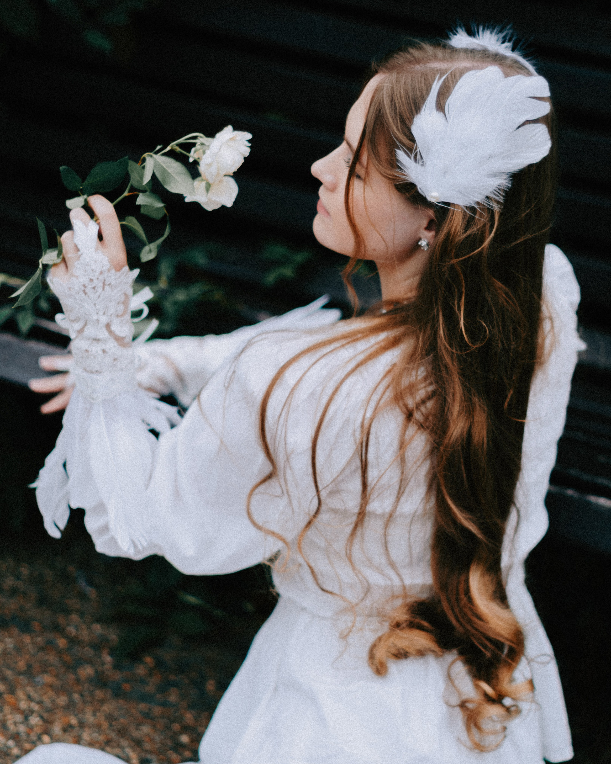Swan Princess Portrait Photoshoot in London. Moth & Moss Photography