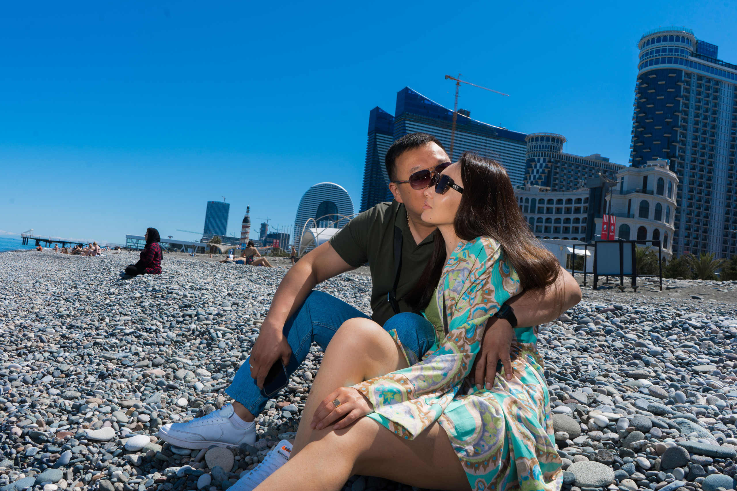 Влюбленные в море и друг друга. Фотограф в Батуми Елена Огонёк