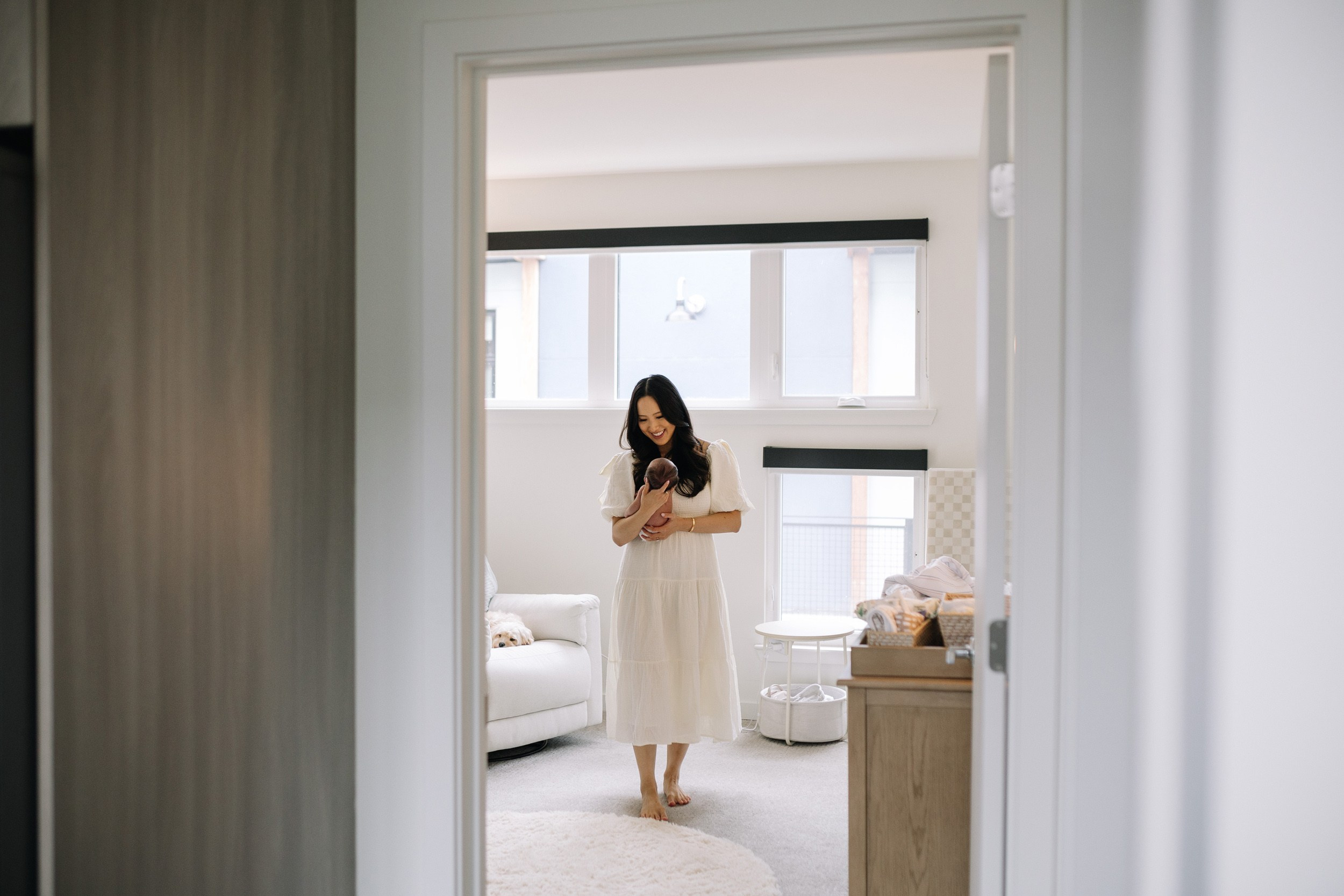 Newborn Home Photo Session. Maternity, newborn photographer in the Bay Area|Iryna Rakivnenko