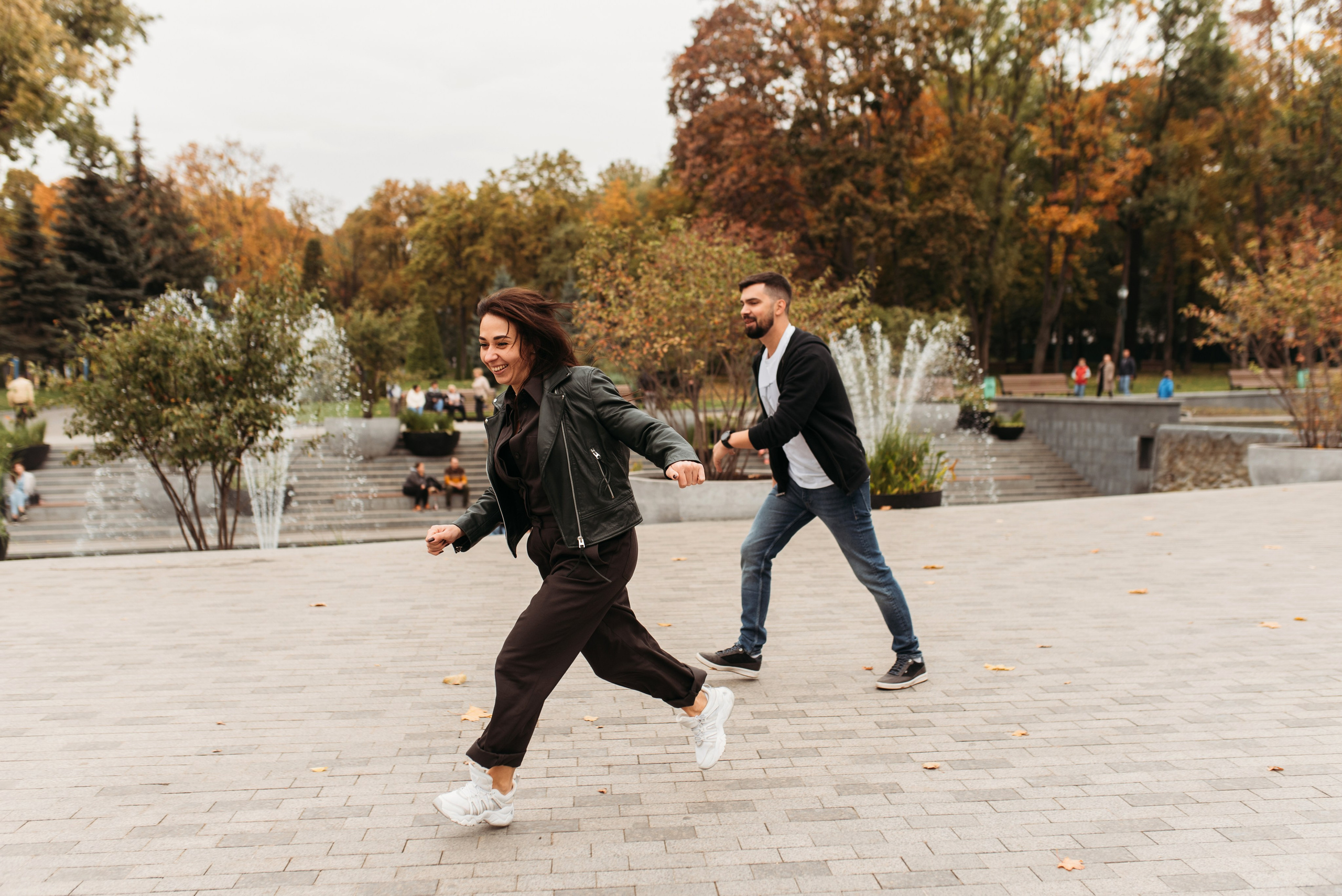 Herbst im Central Park. Familien- und Hochzeitsfotografin. Ich arbeite in Koblenz und Rheinlan