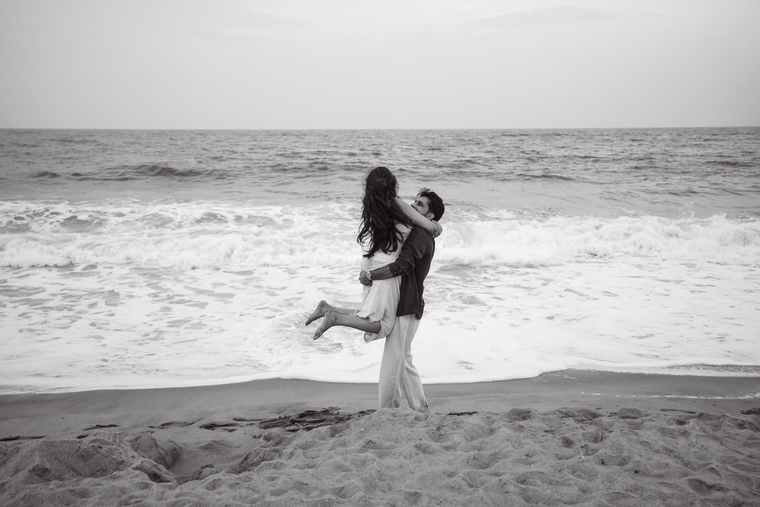 Beach engagement. New York + travel photographer