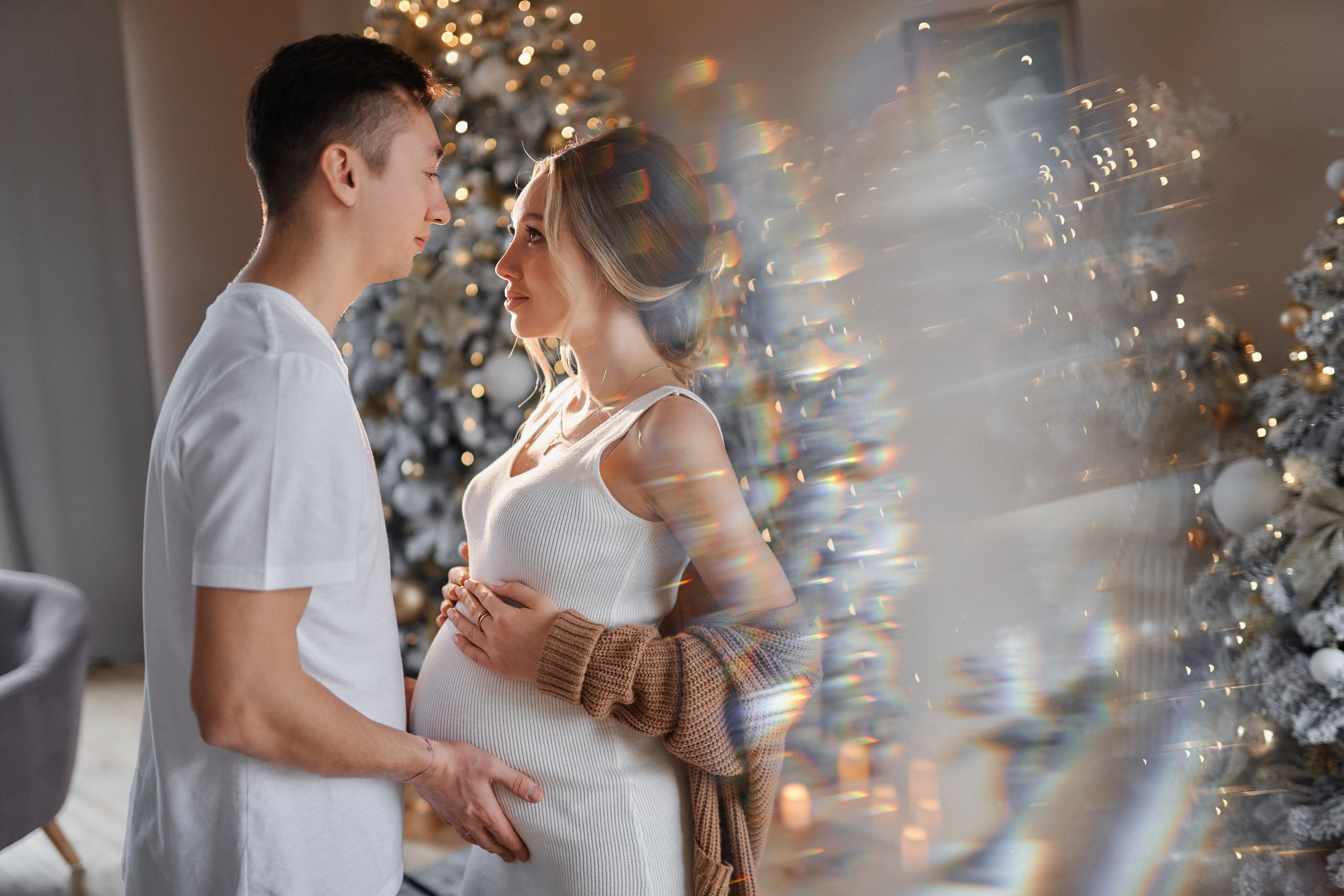 Maternity indoor and studio photoshoot. Professional Wedding and event photographer USA New York