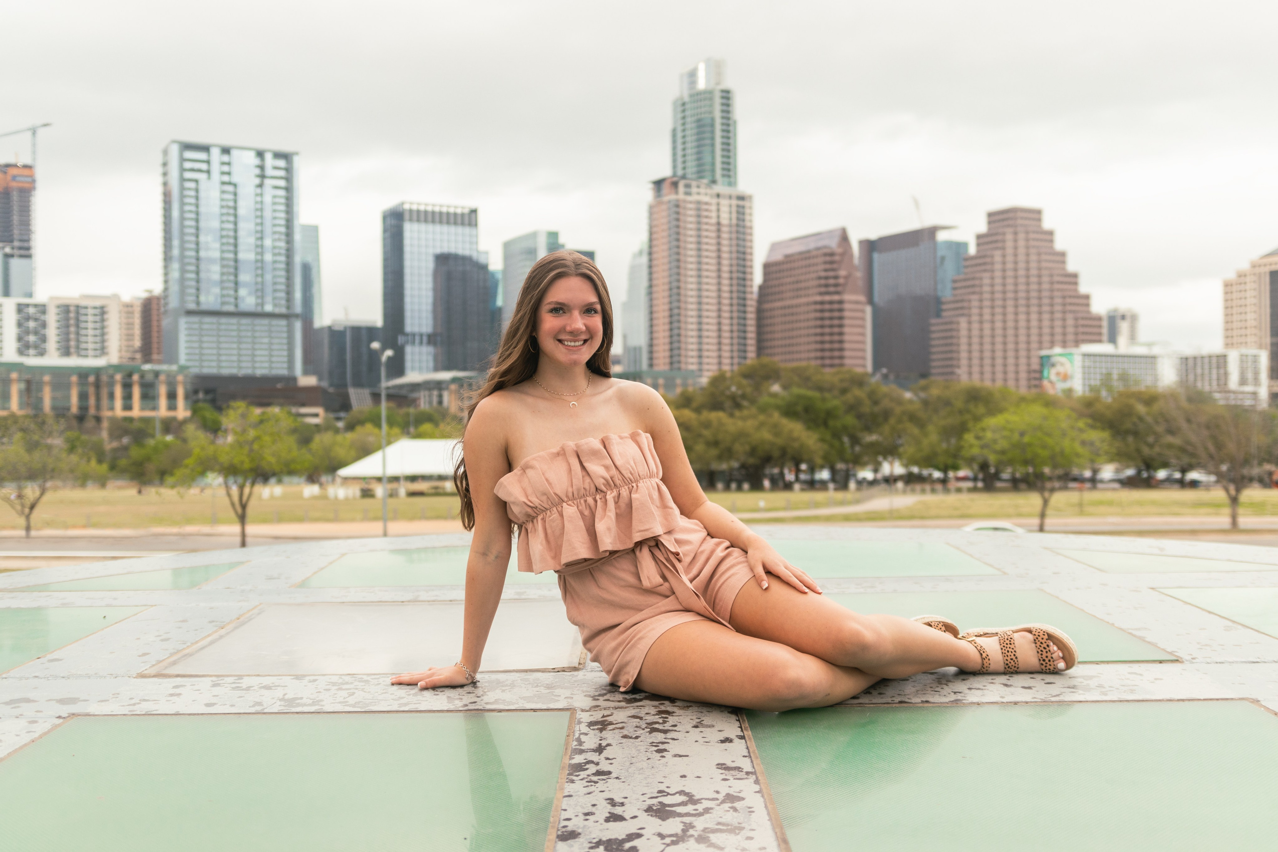 Avery’s senior photoshoot at Auditorium Shores