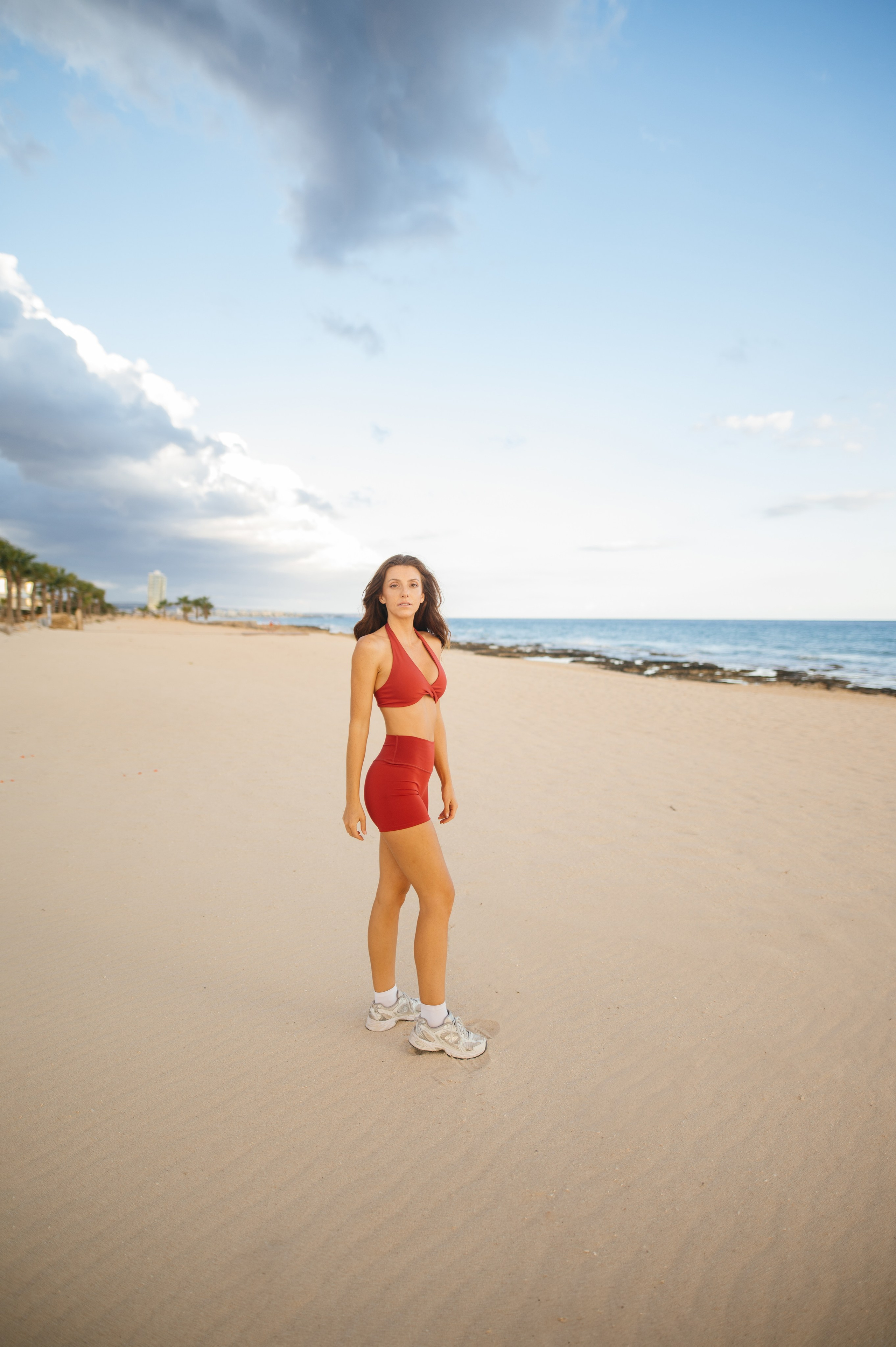 На закате. Фотограф на Кипре