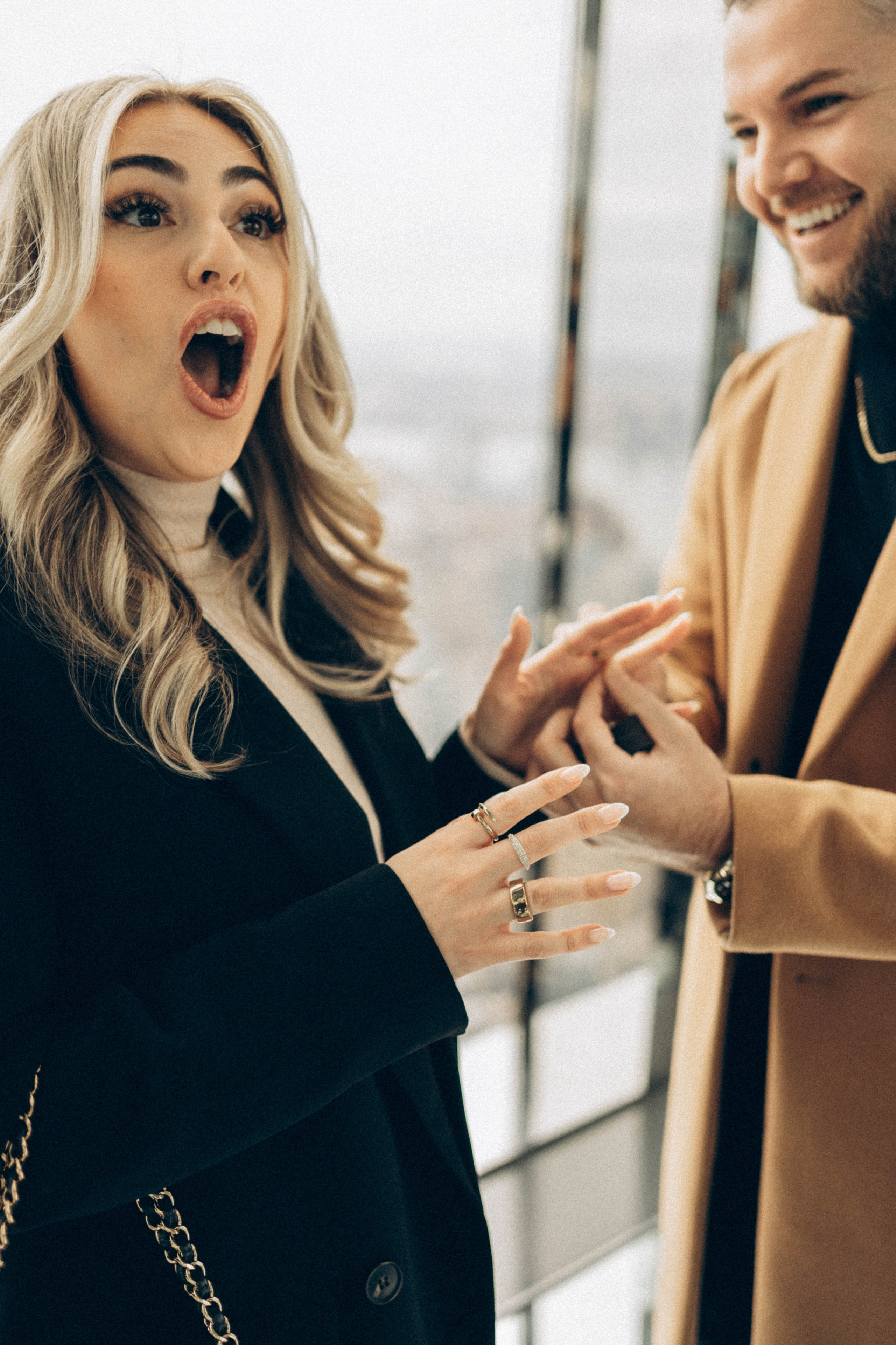 Proposal in Dumbo by brick warehouse buildings.