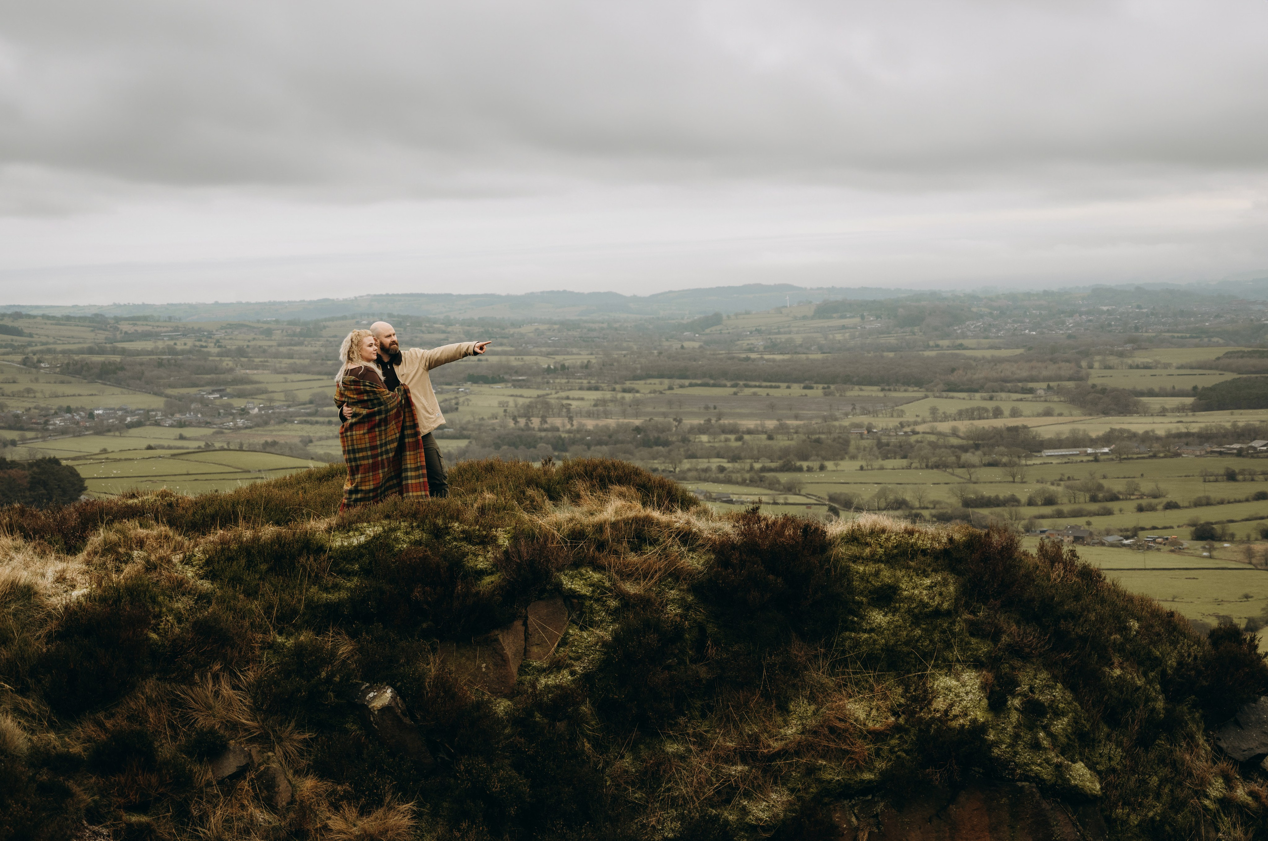 L & C in Peak District. Tania Gandrabur, photographer in West Midlands, England