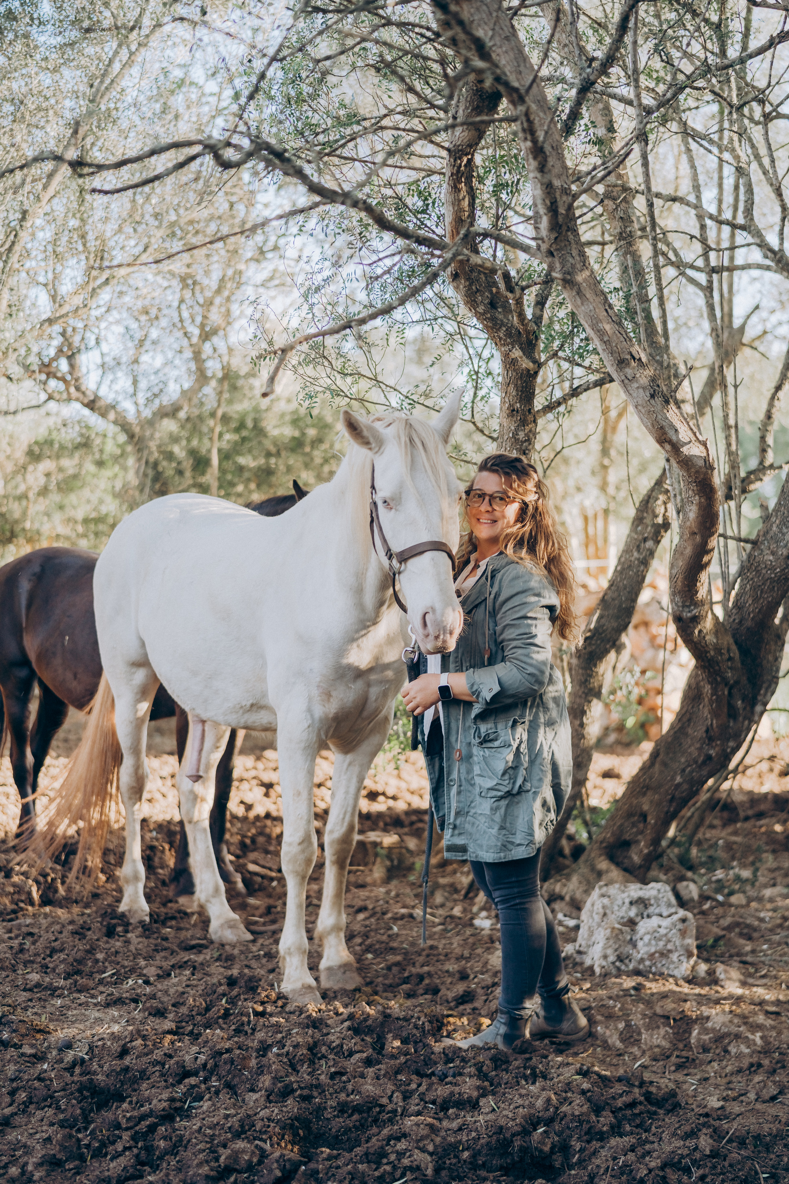 Photo session with horses. Photographer in Mallorca