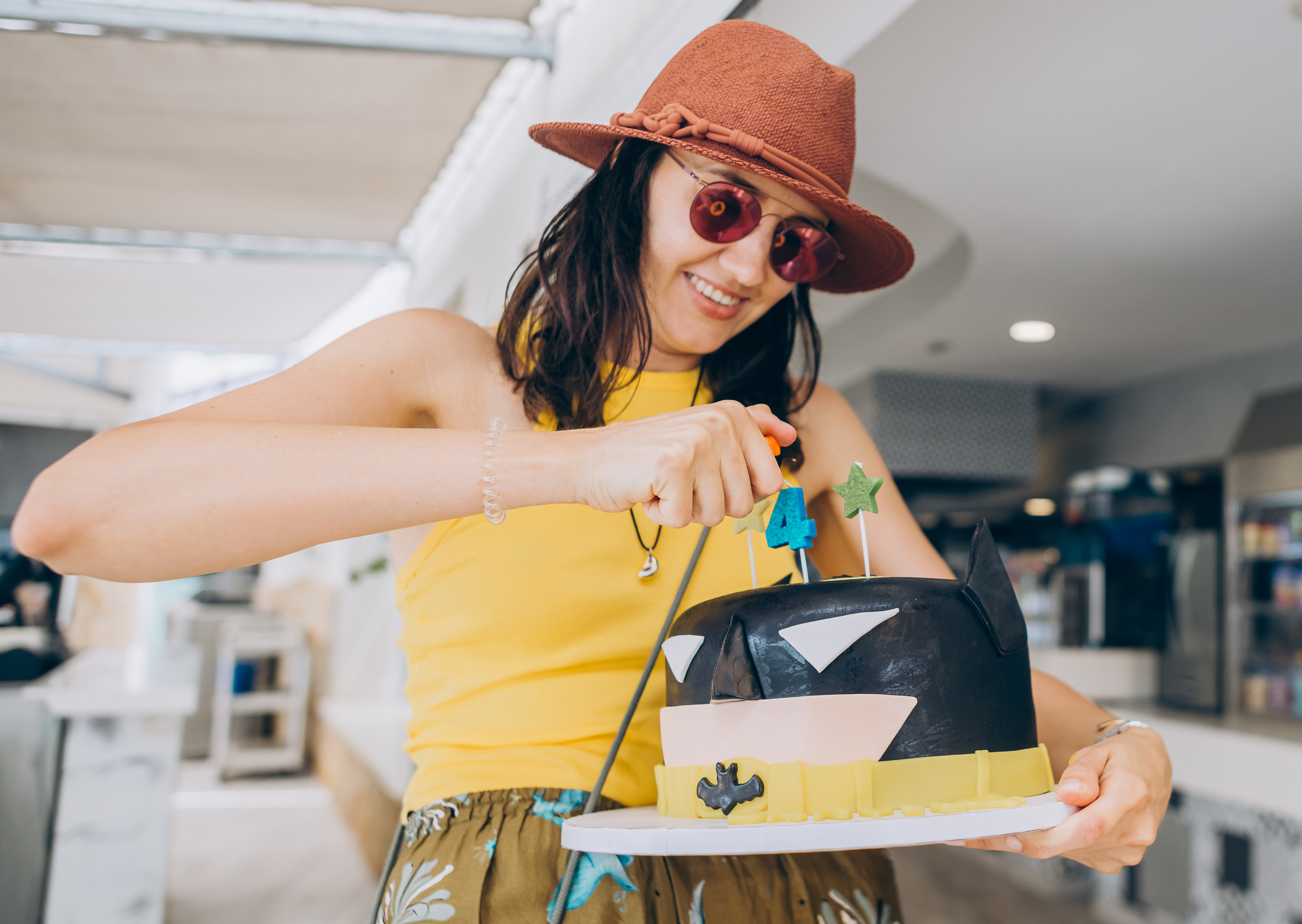 Kids birthday in aquapark. Photographer in Mallorca