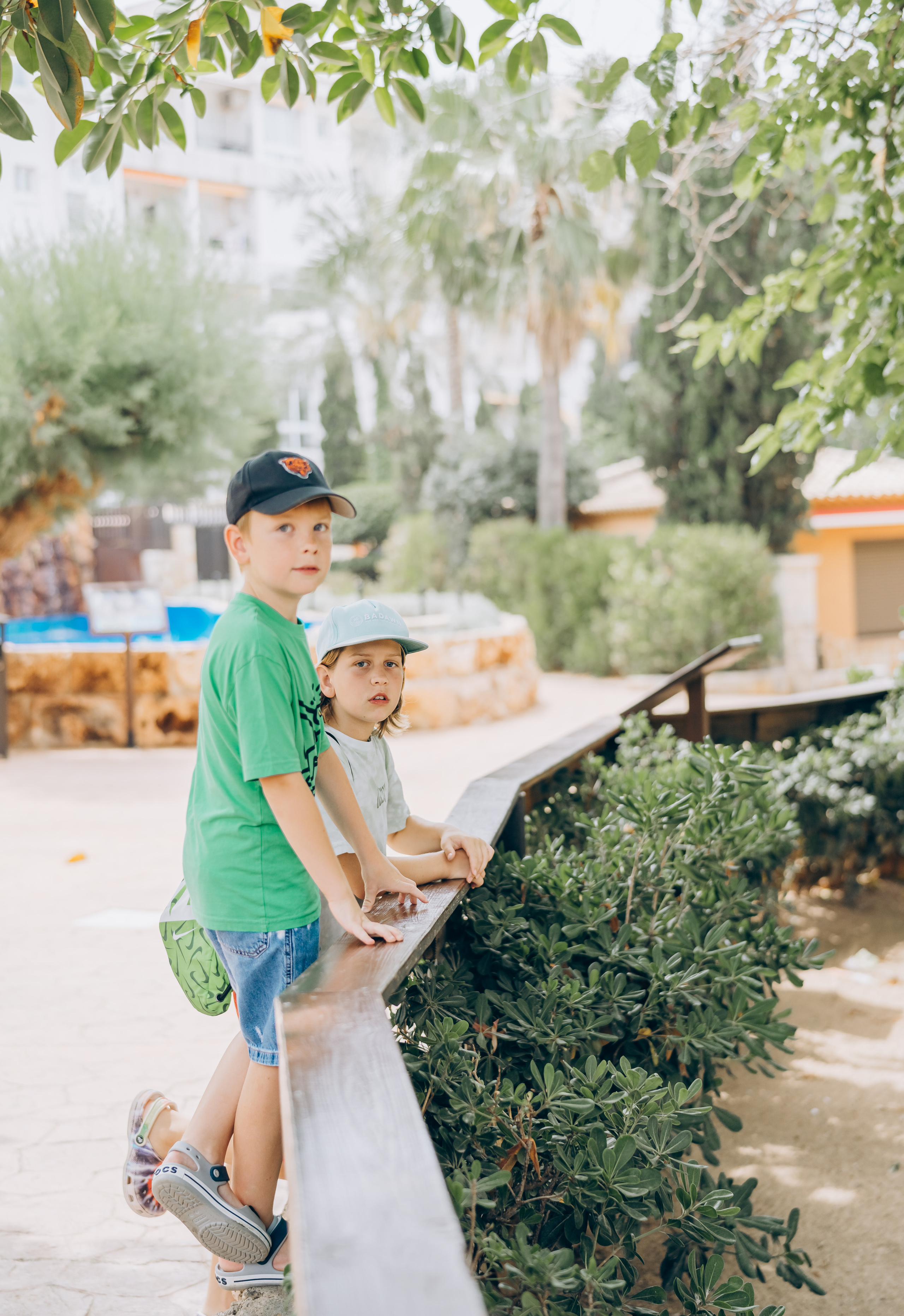 Kids birthday in aquapark. Photographer in Mallorca