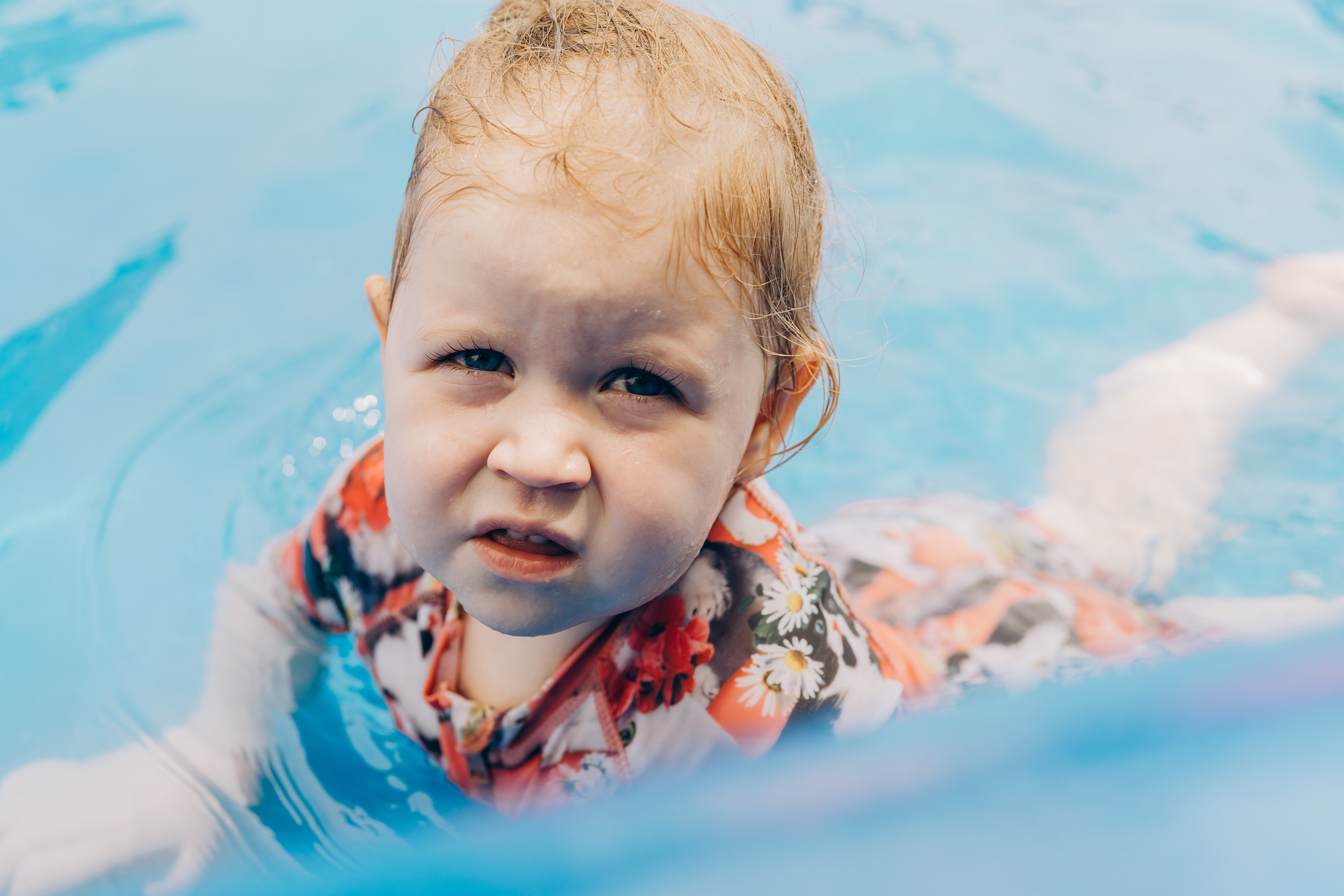 Kids birthday in aquapark. Photographer in Mallorca