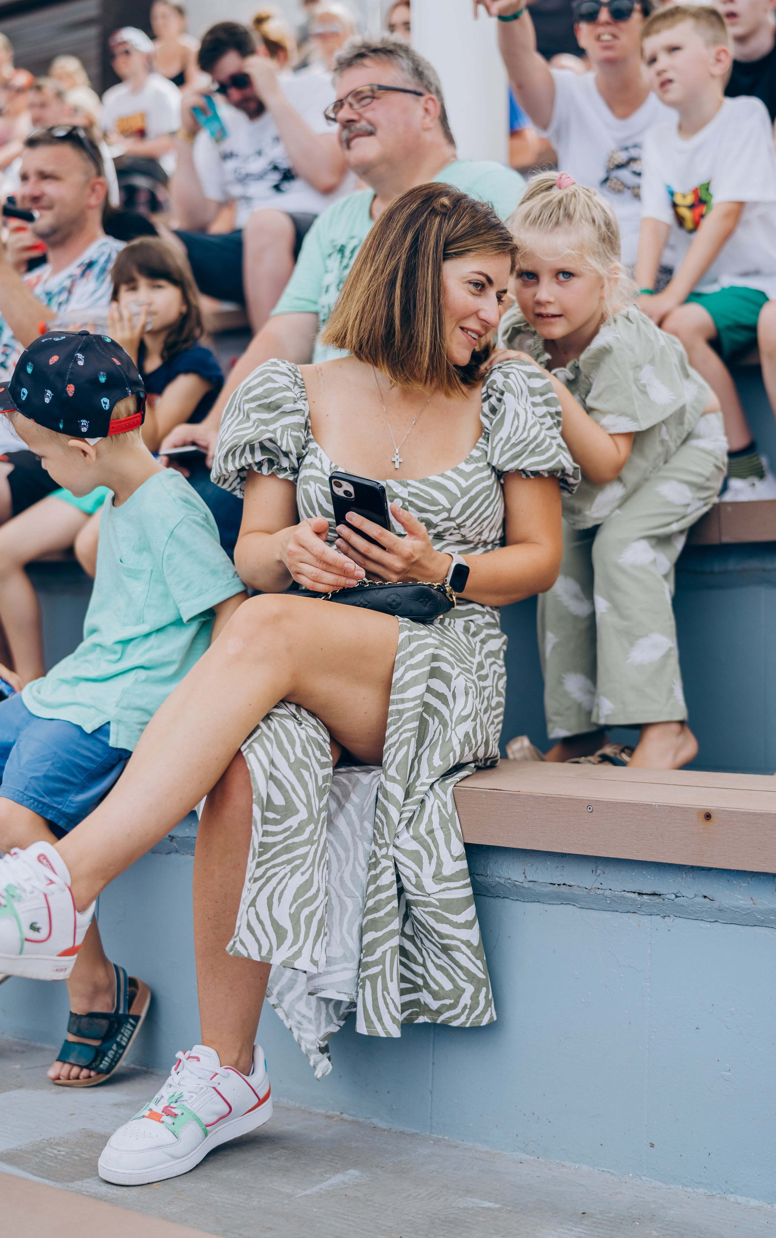 Kids birthday in aquapark. Photographer in Mallorca