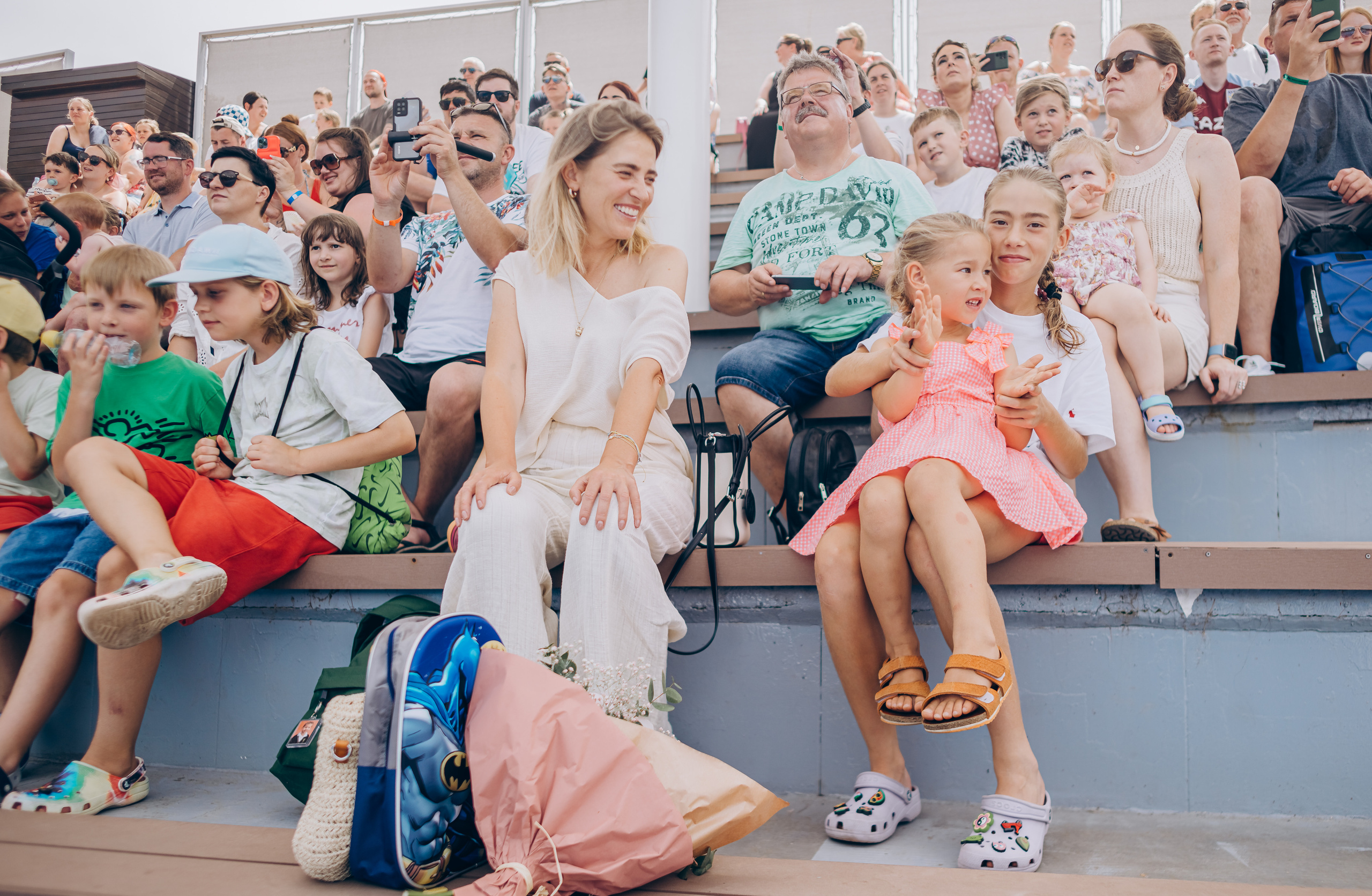 Kids birthday in aquapark. Photographer in Mallorca
