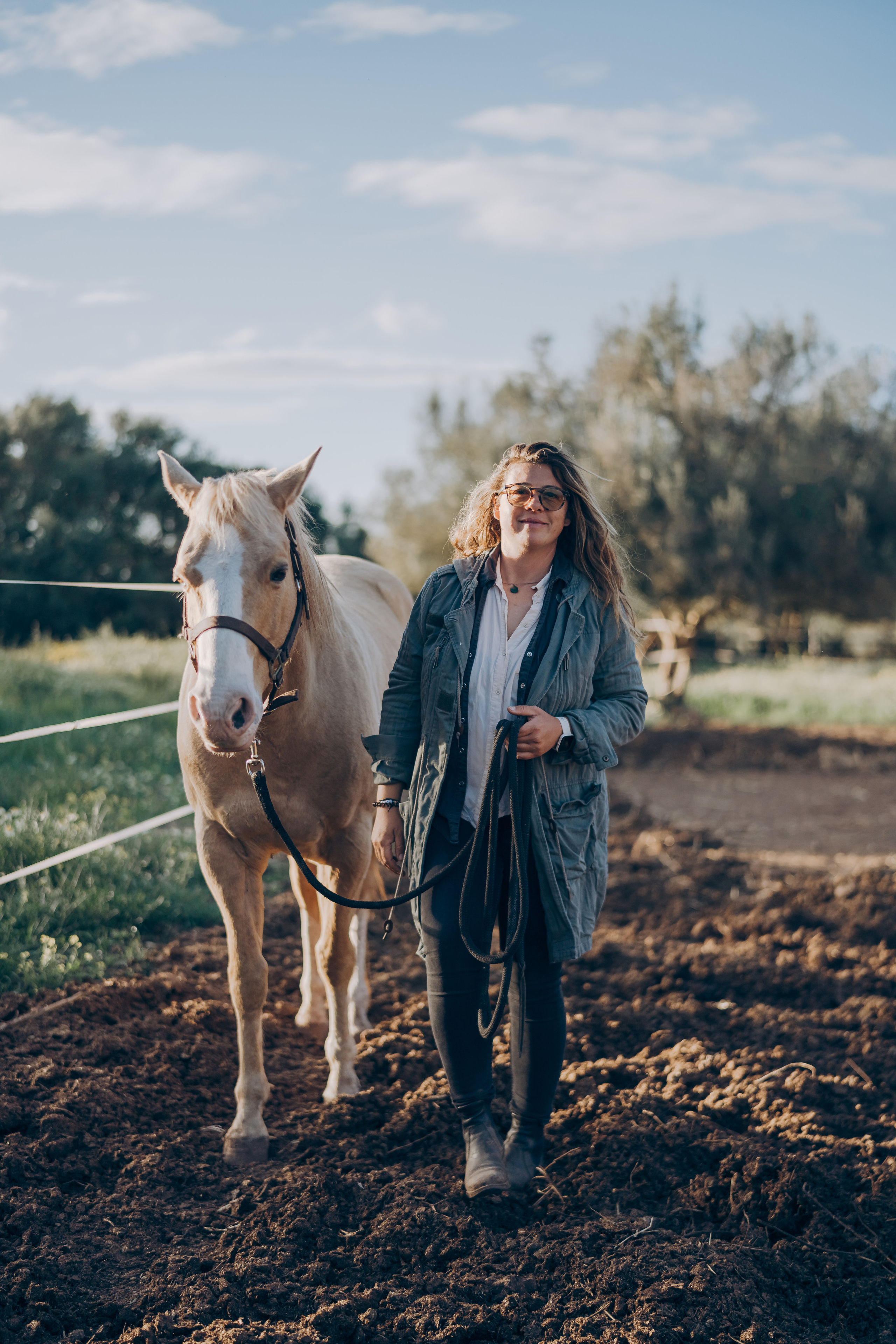 Photo session with horses. Photographer in Mallorca