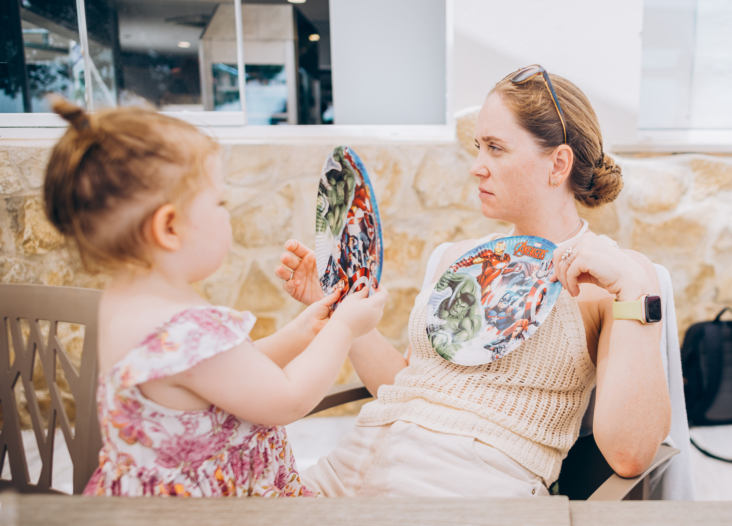 Kids birthday in aquapark. Photographer in Mallorca