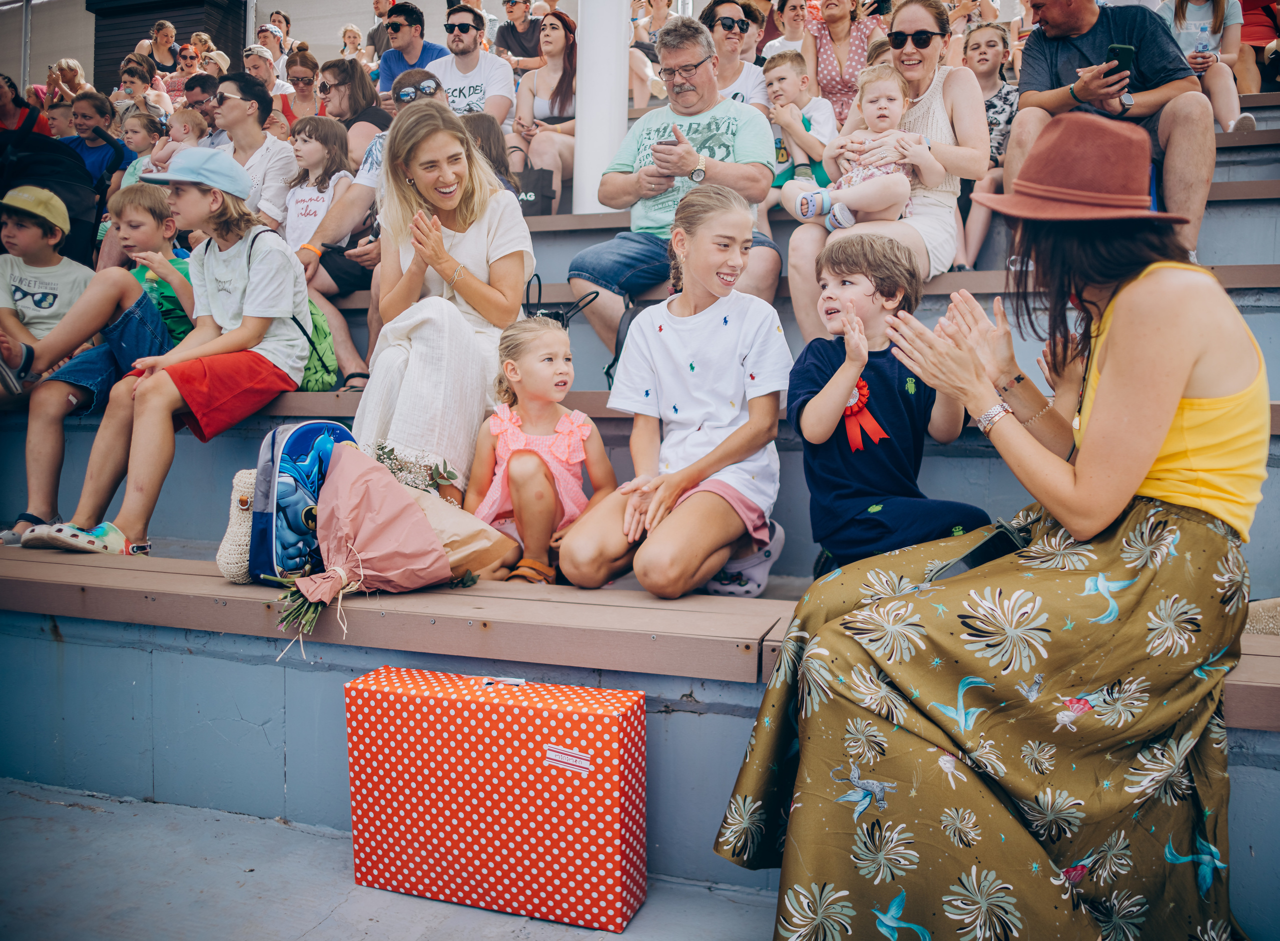 Kids birthday in aquapark. Photographer in Mallorca