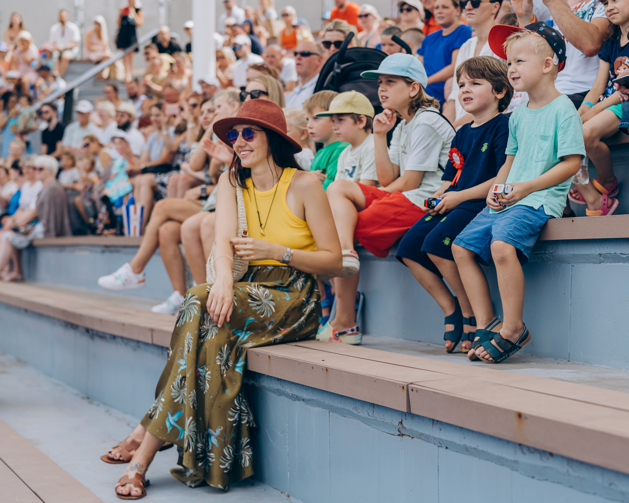 Kids birthday in aquapark. Photographer in Mallorca