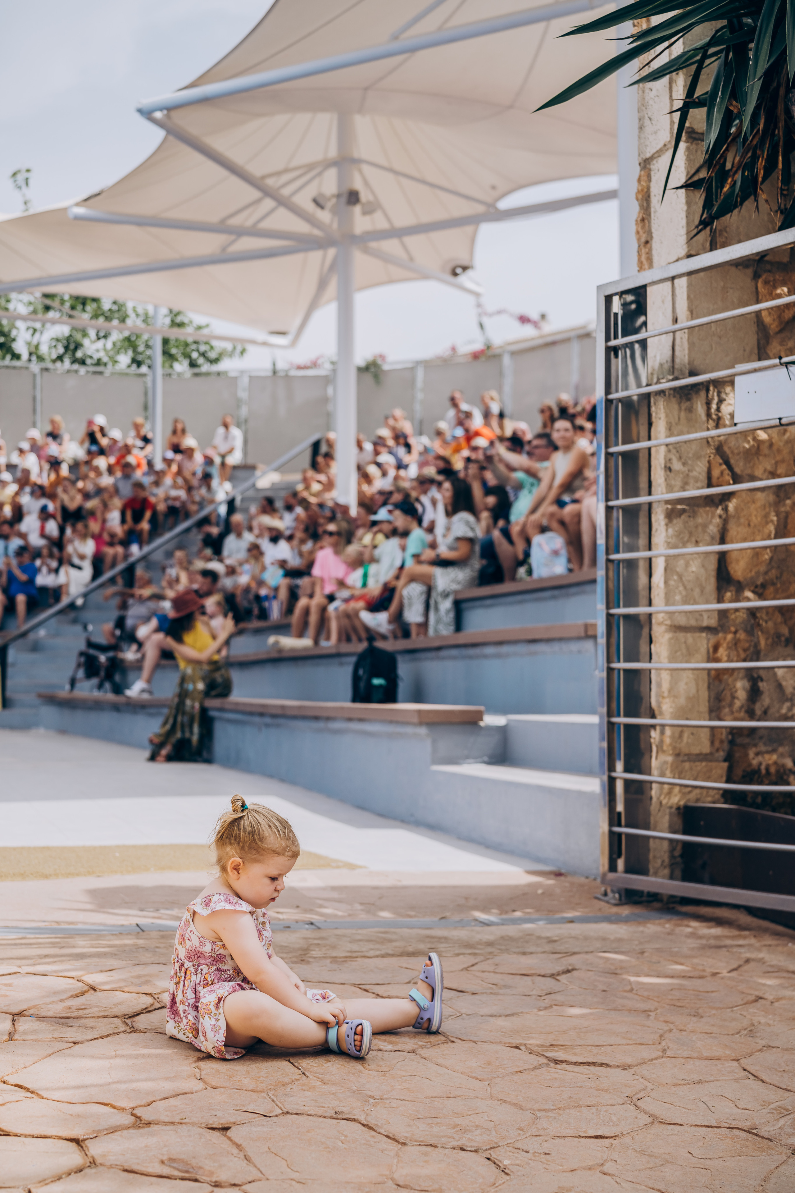 Kids birthday in aquapark. Photographer in Mallorca