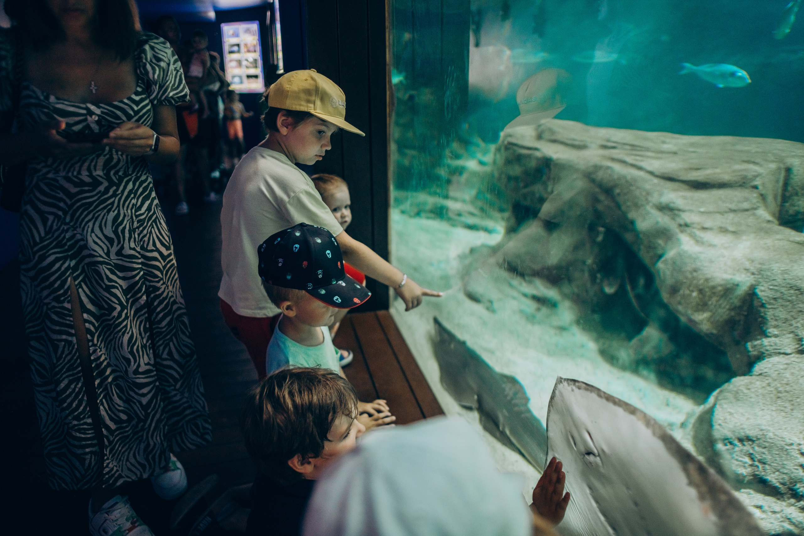 Kids birthday in aquapark. Photographer in Mallorca
