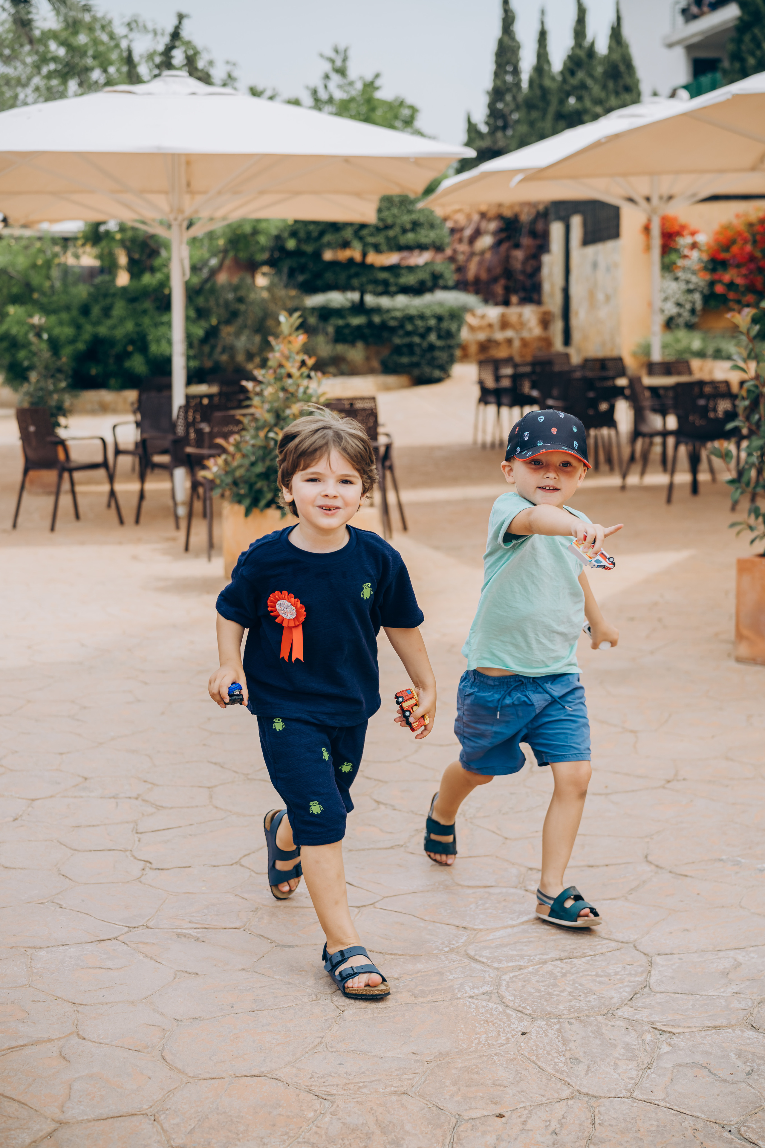 Kids birthday in aquapark. Photographer in Mallorca