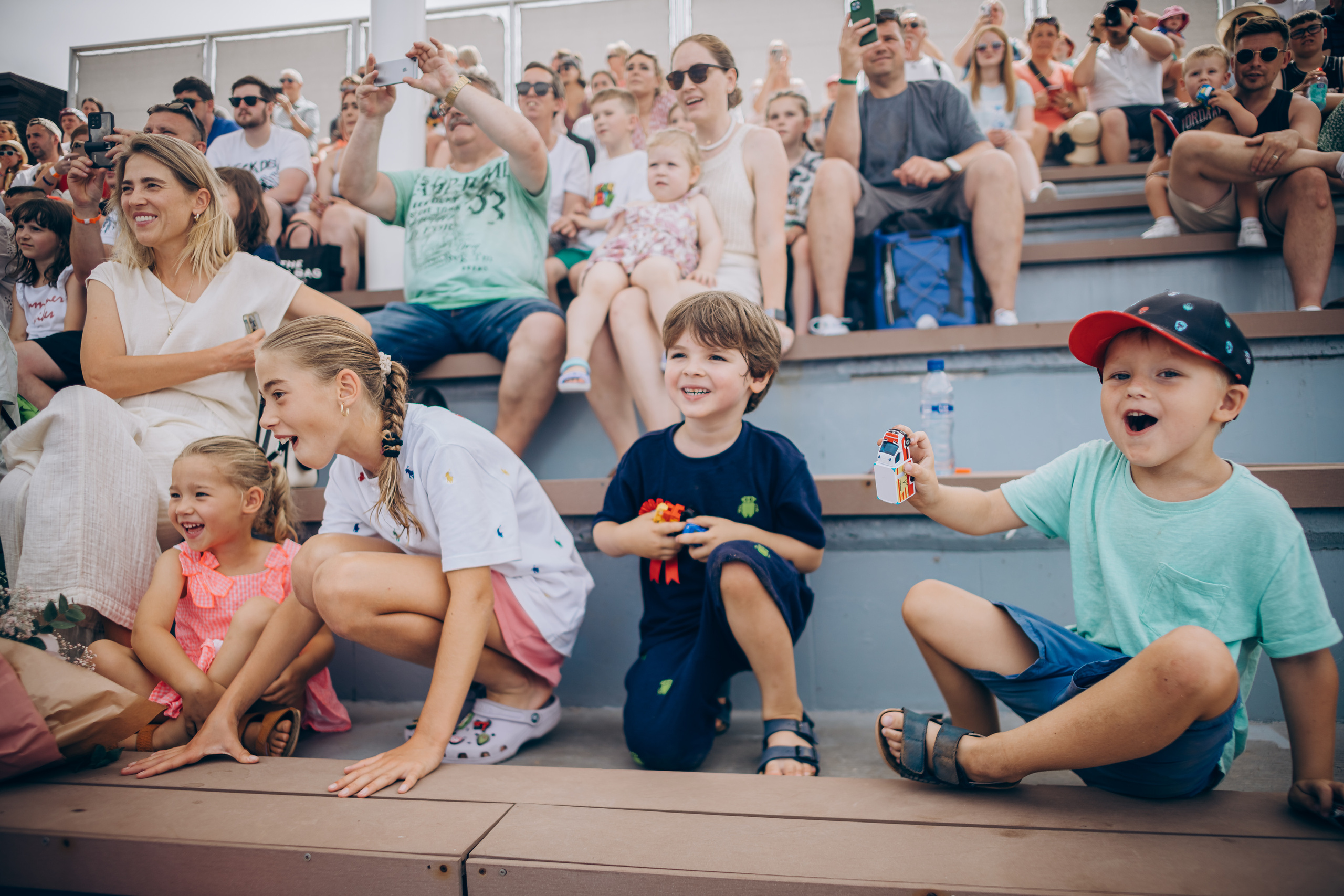 Kids birthday in aquapark. Photographer in Mallorca