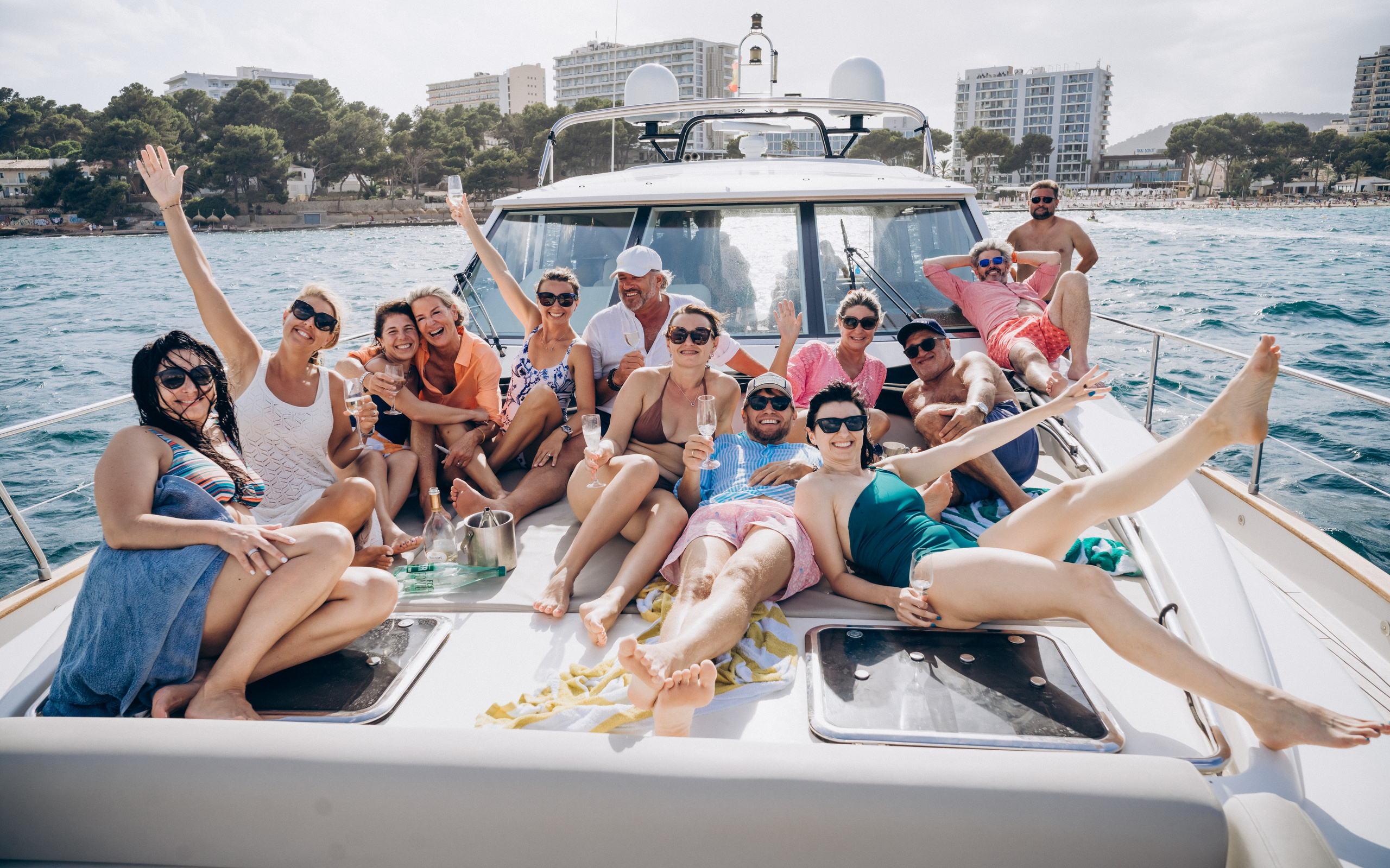Birthday on a yacht. Фотограф у Пальма де Майорка