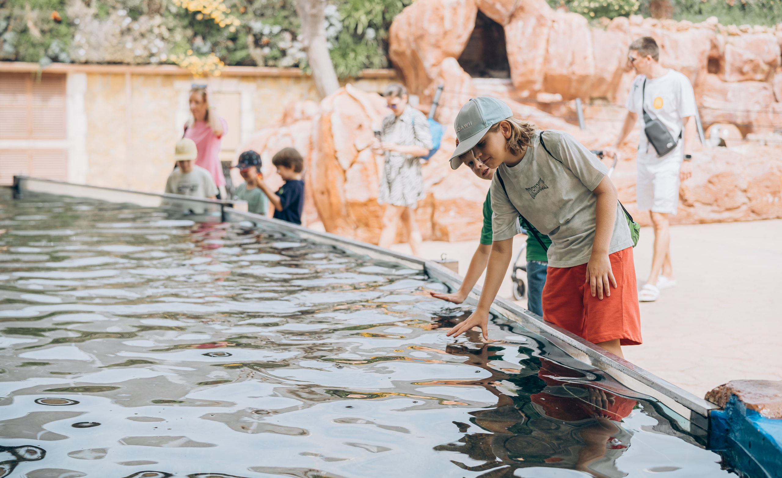 Kids birthday in aquapark. Photographer in Mallorca