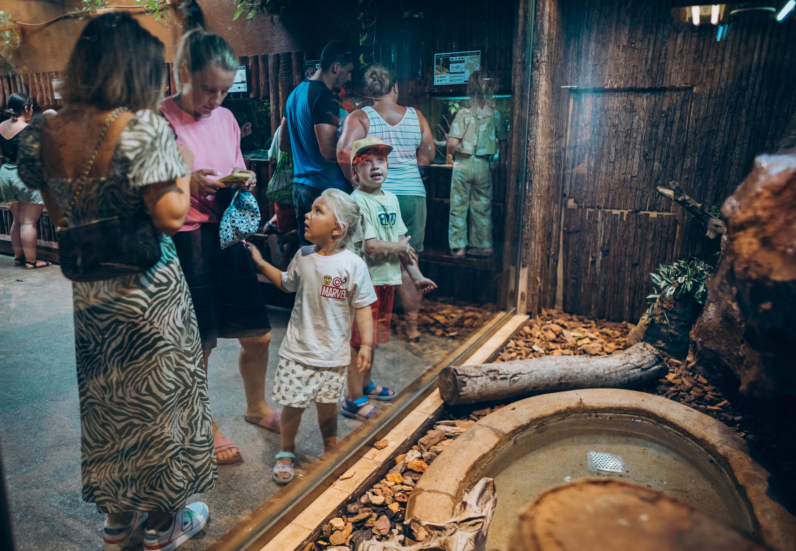Kids birthday in aquapark. Photographer in Mallorca