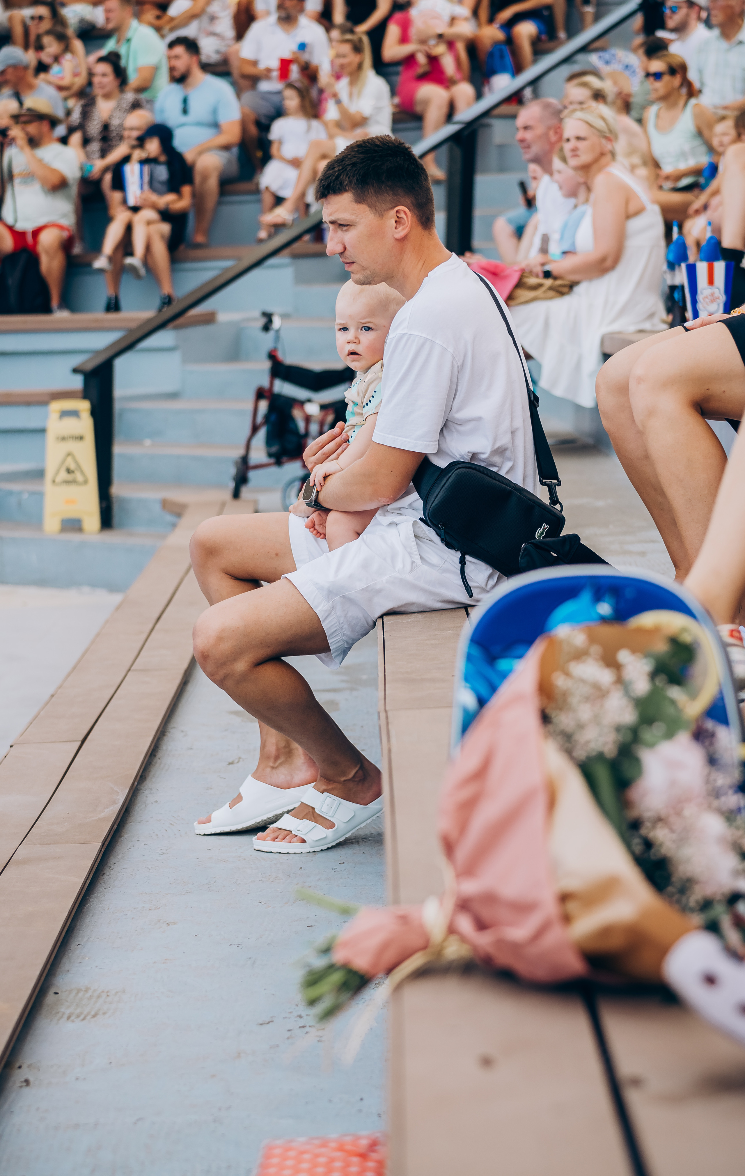 Kids birthday in aquapark. Photographer in Mallorca