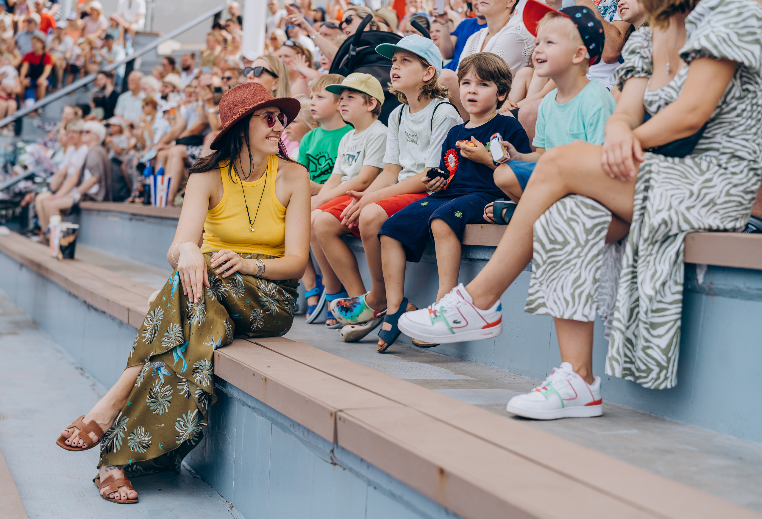 Kids birthday in aquapark. Photographer in Mallorca