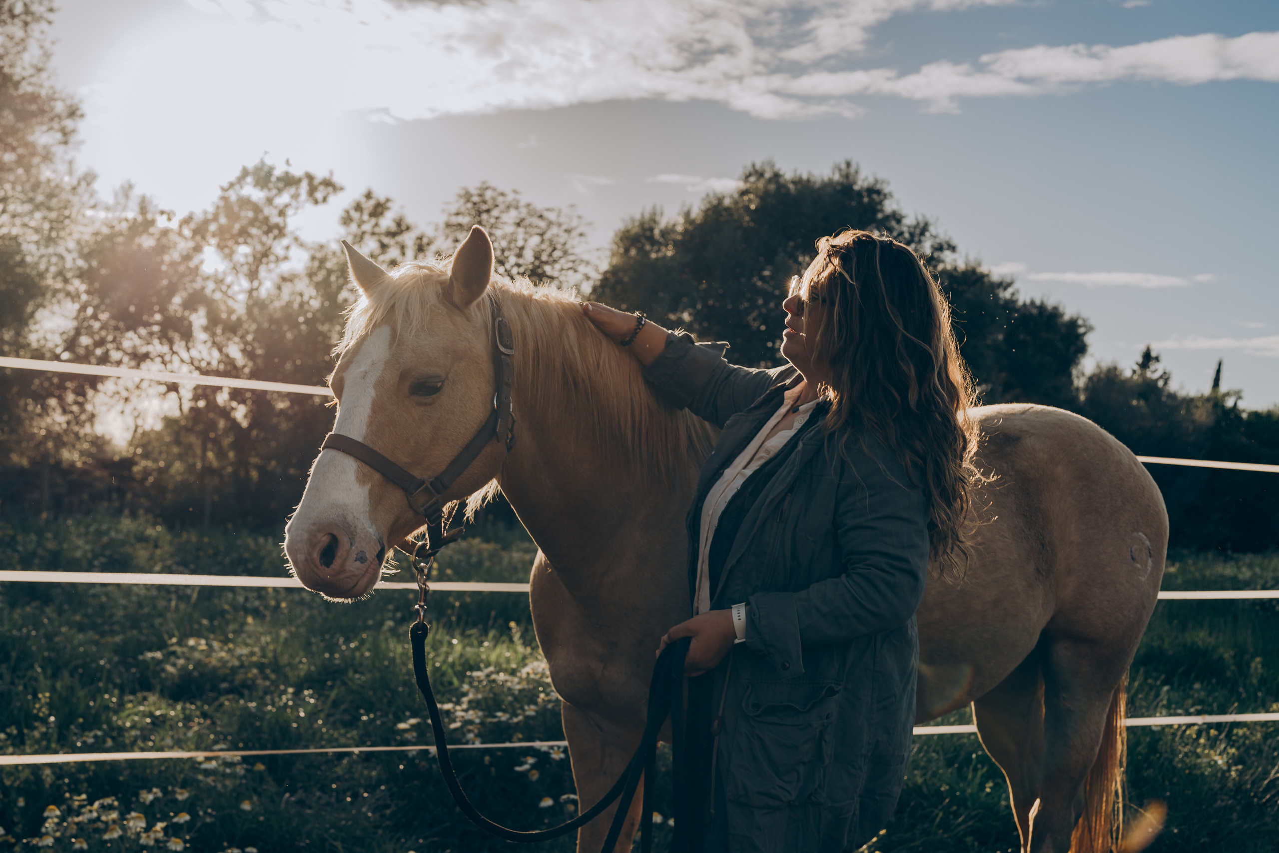 Photo session with horses. Photographer in Mallorca