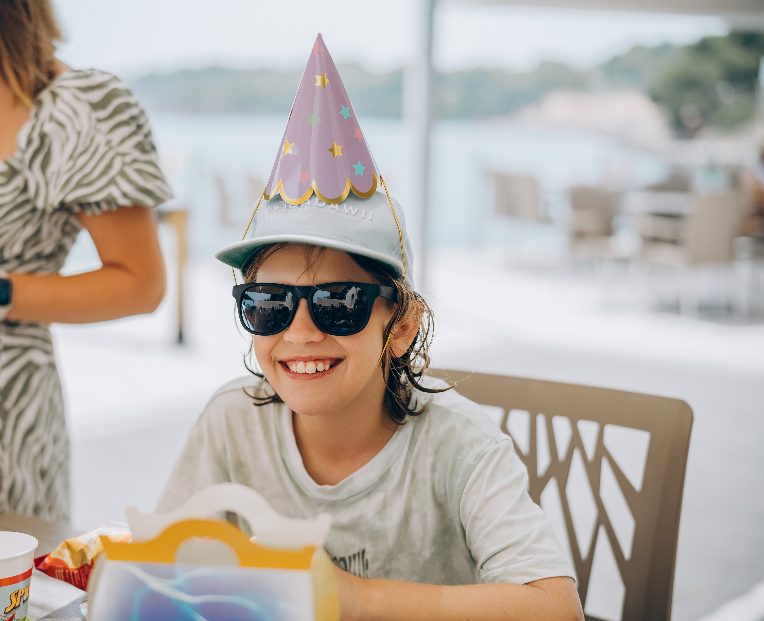 Kids birthday in aquapark. Photographer in Mallorca
