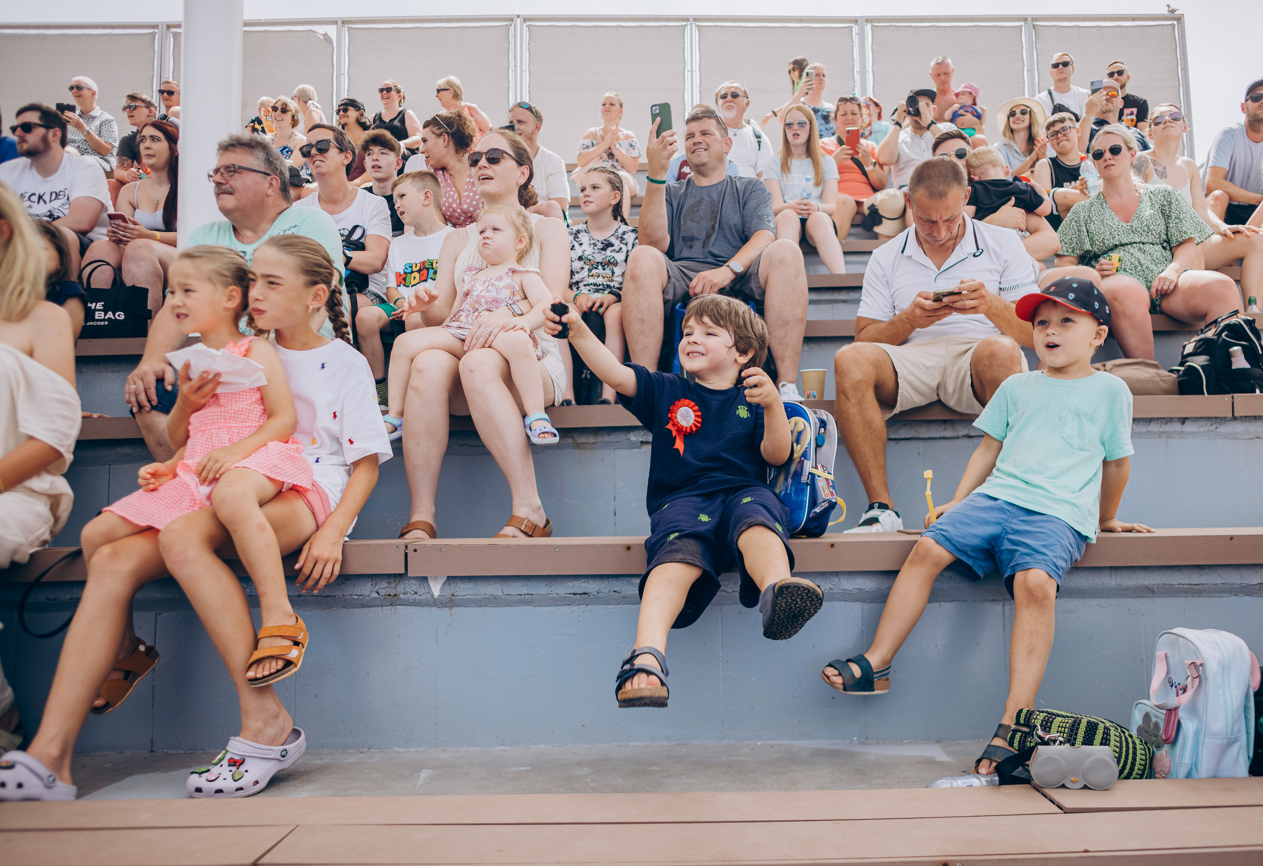 Kids birthday in aquapark. Photographer in Mallorca