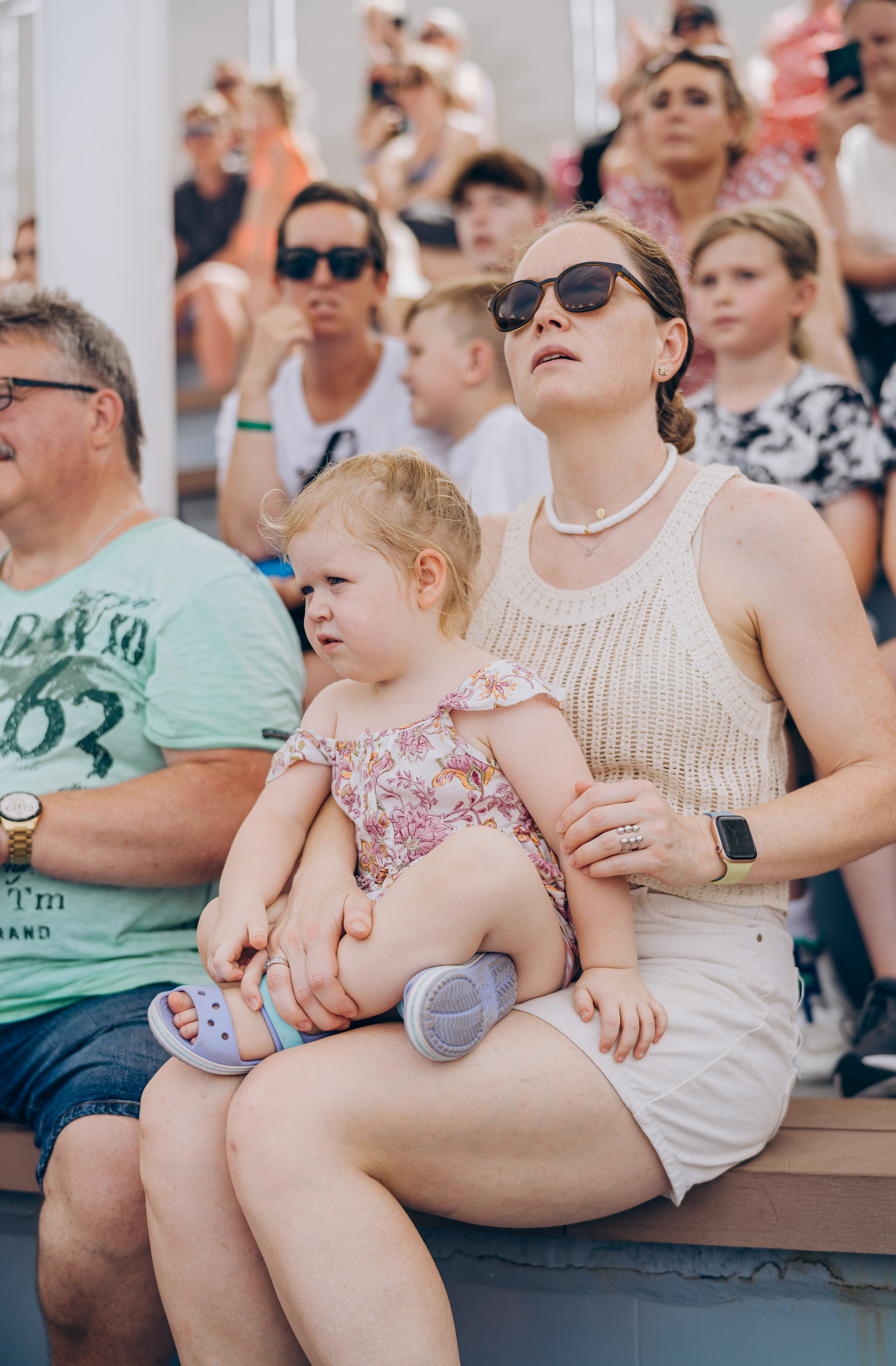 Kids birthday in aquapark. Photographer in Mallorca