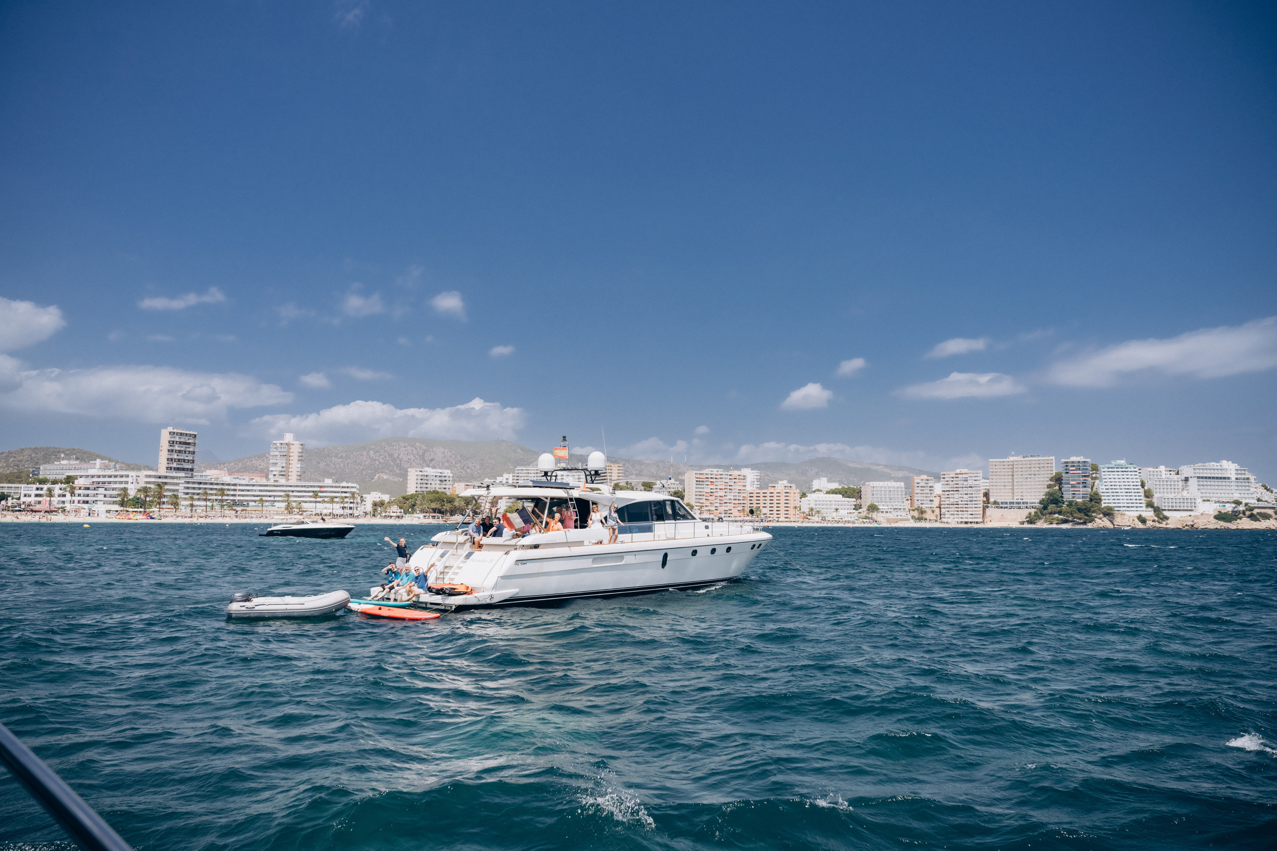 Birthday on a yacht. Фотограф у Пальма де Майорка