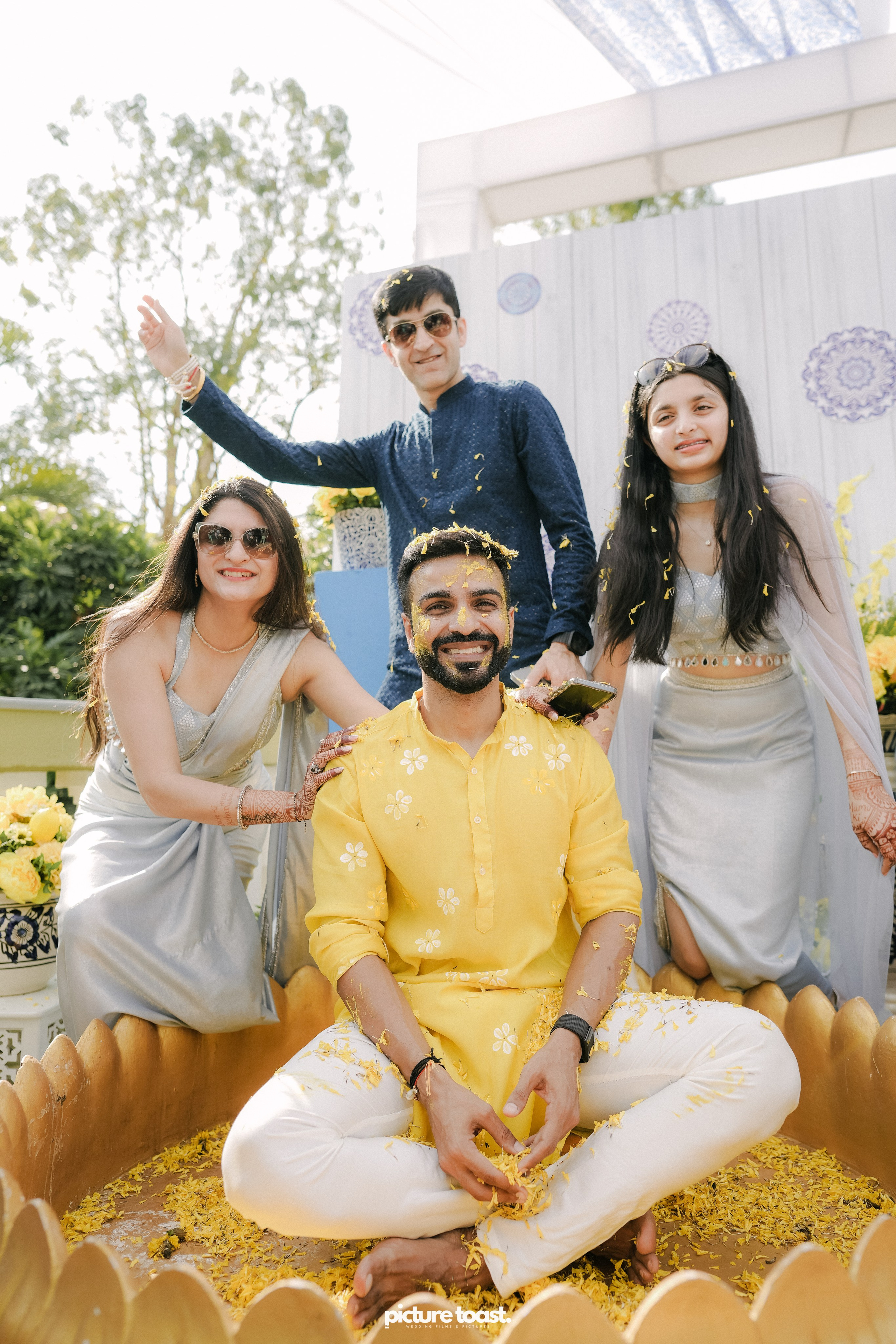 Haldi Hues Ft. Baebie & Goyal. Fine art Wedding Photographers in India & Canada