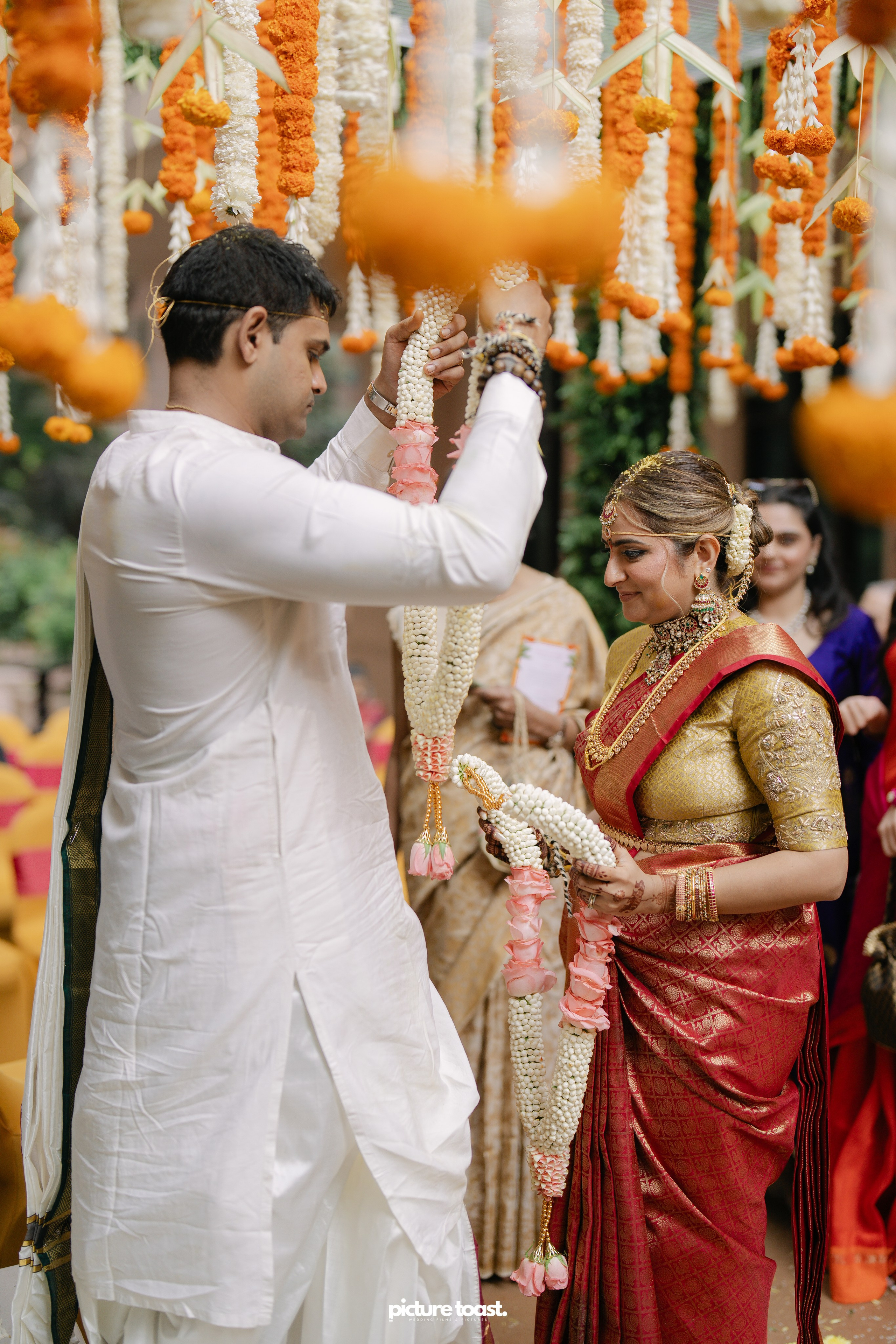 South Indian Wedding Ft. Aashna & Rajiv. Fine art Wedding Photographers in India & Canada