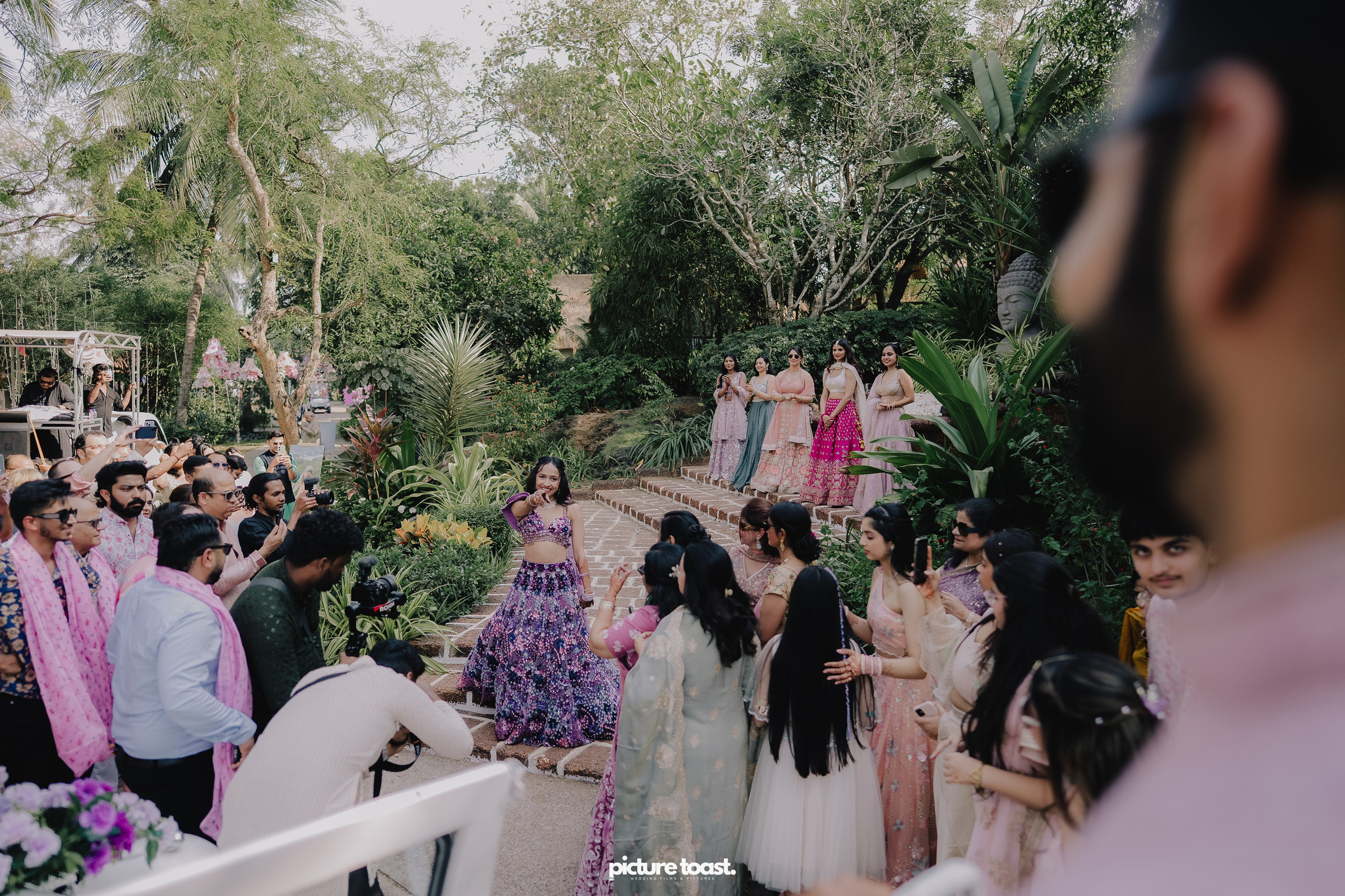 Varamala Ft. Barbie & Aneesh. Fine art Wedding Photographers in India & Canada