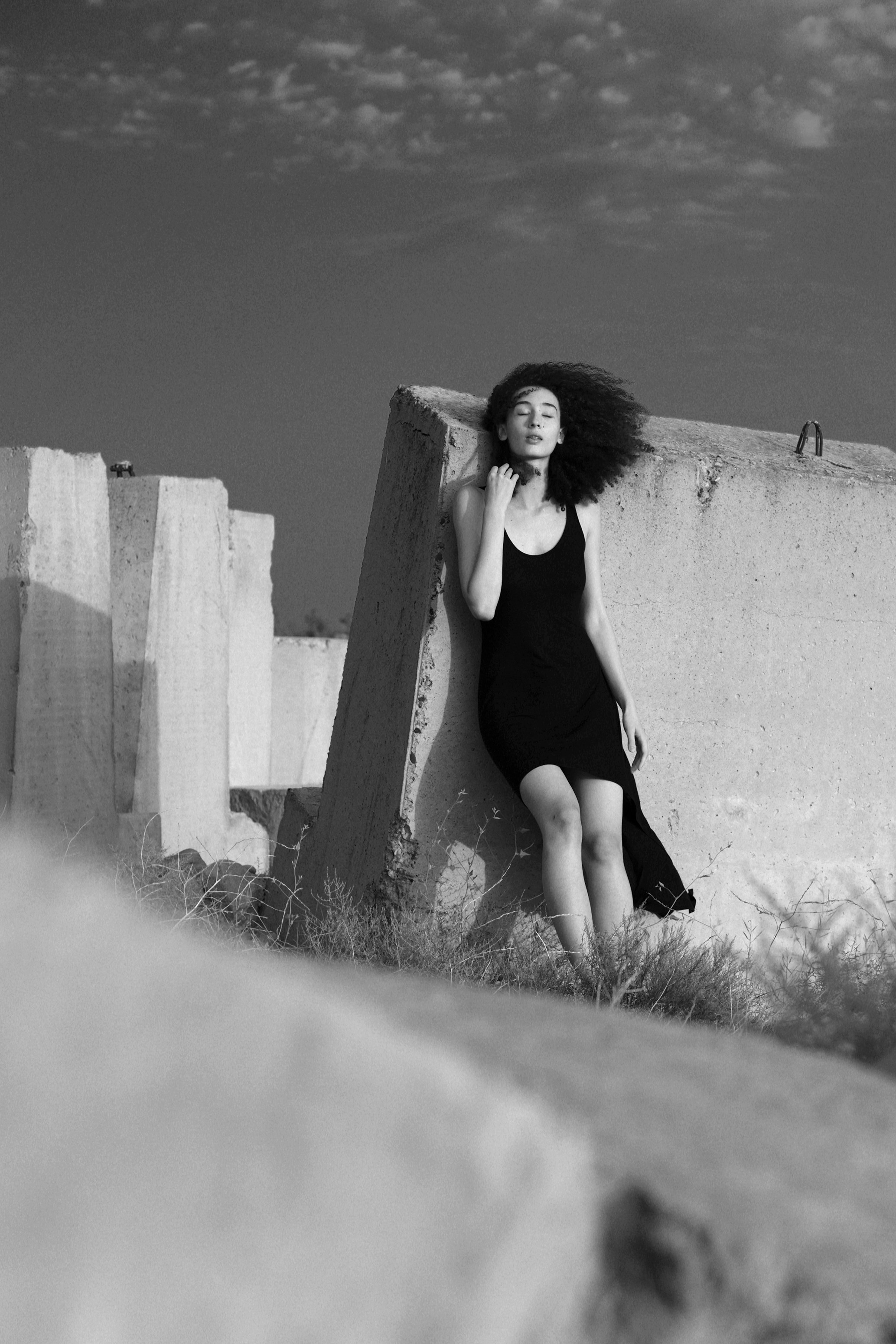 Sophia / Blocked. BNW Around Photography