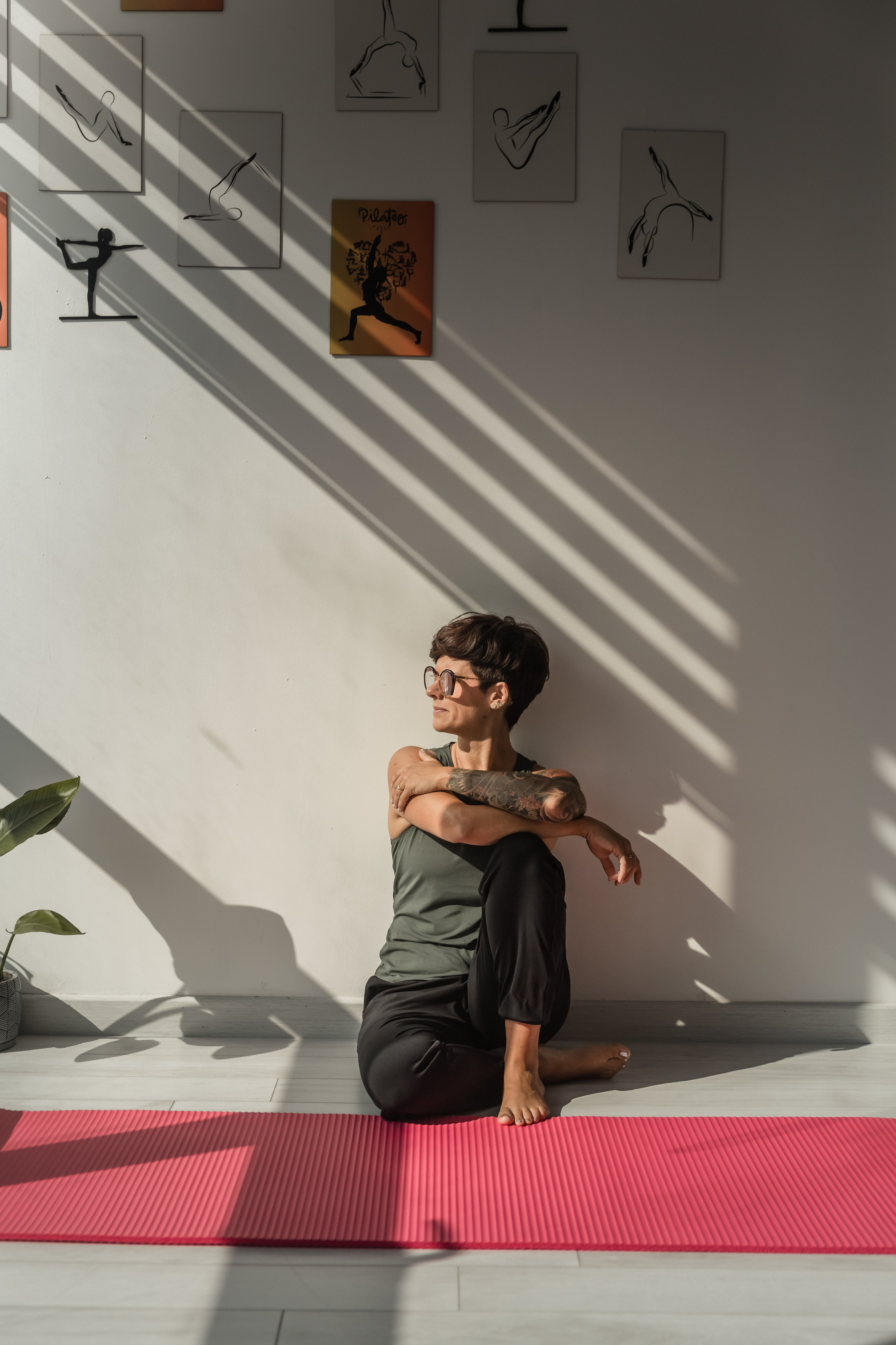 Photo session for a Pilates trainer