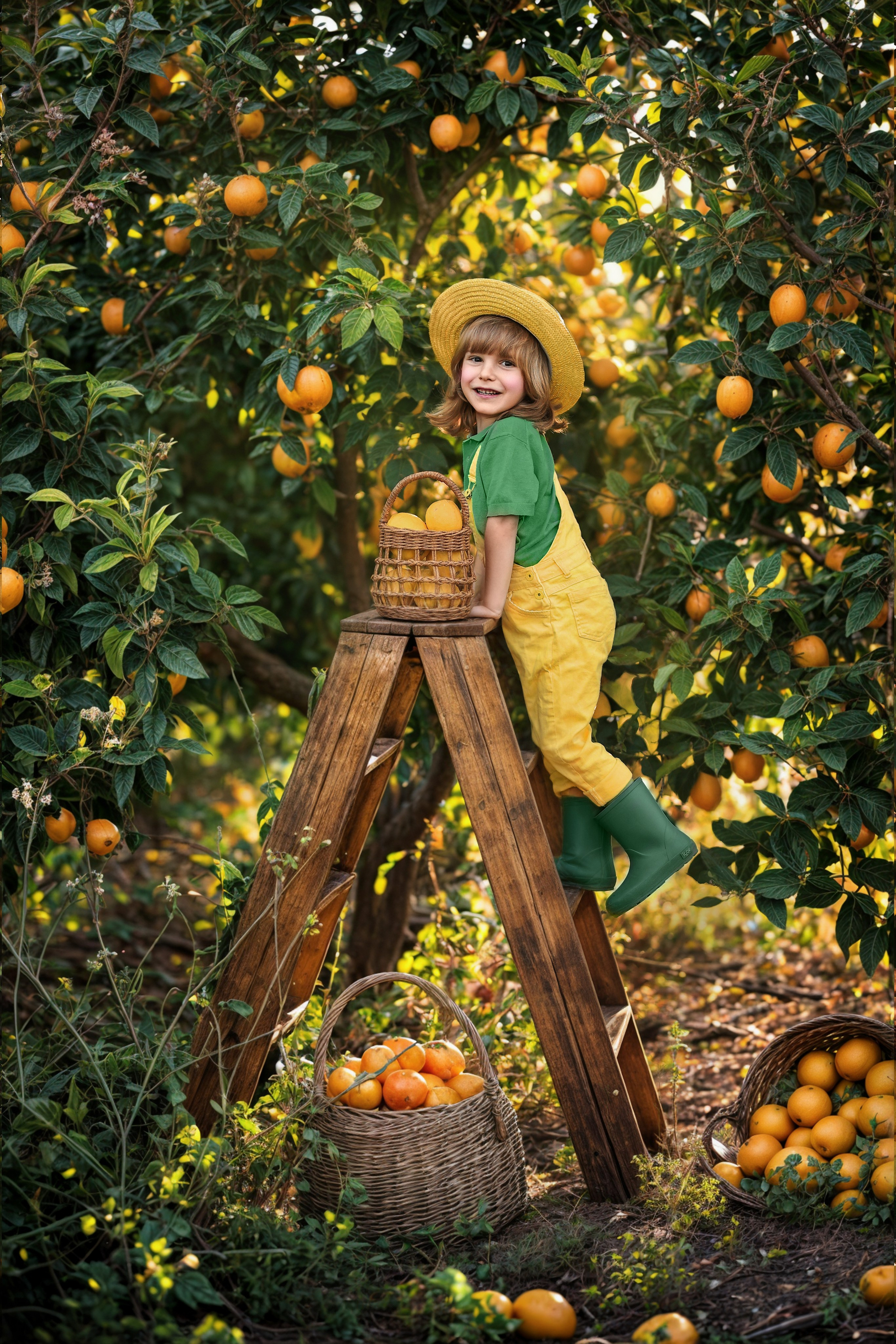 Фотосессия в лимонах. Фотограф в Турции, Анталии, Кемере, Белеке, Сиде, Каше, Калкане, Фетхие