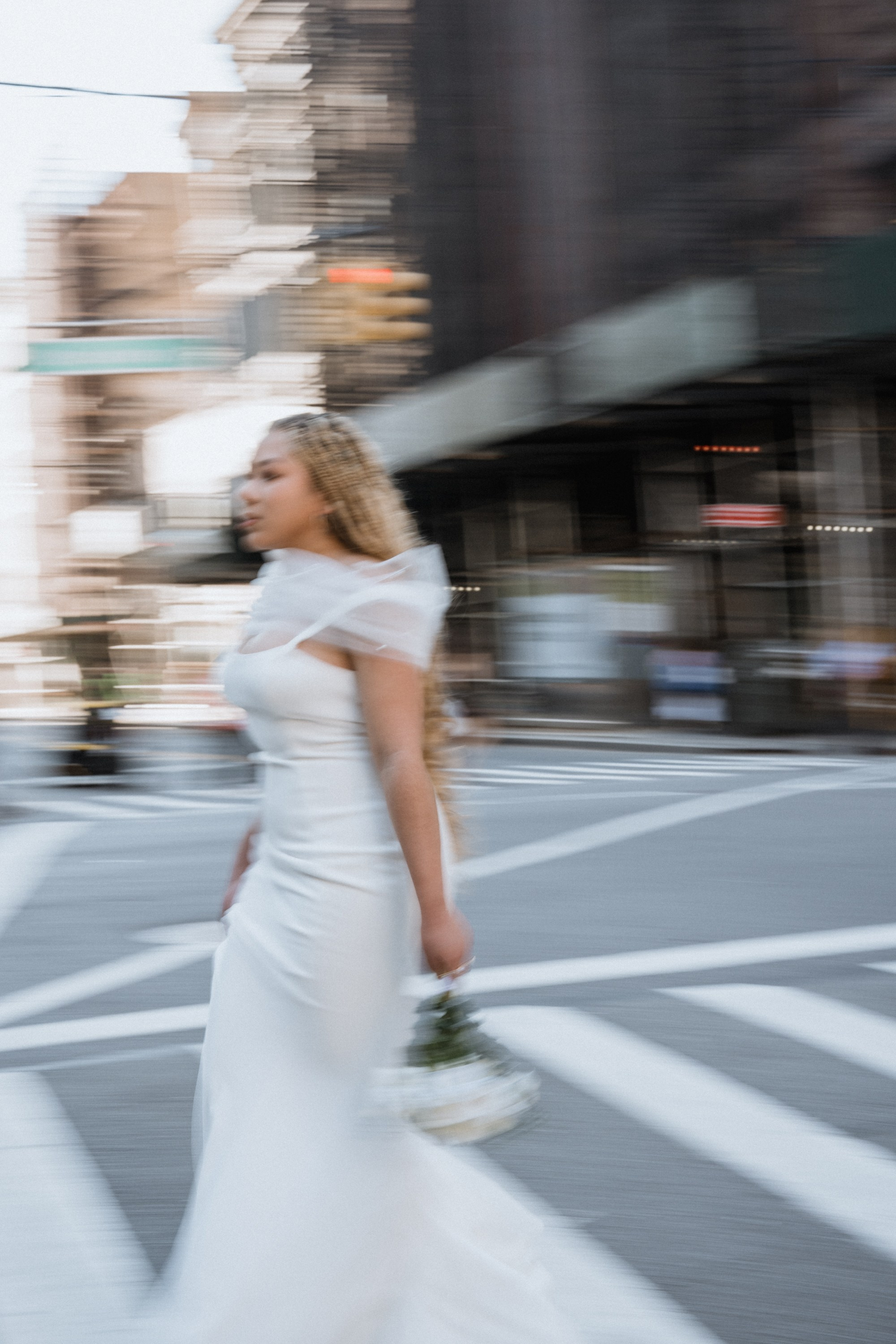Raquel as a bride. Portrait and wedding photographer in New York