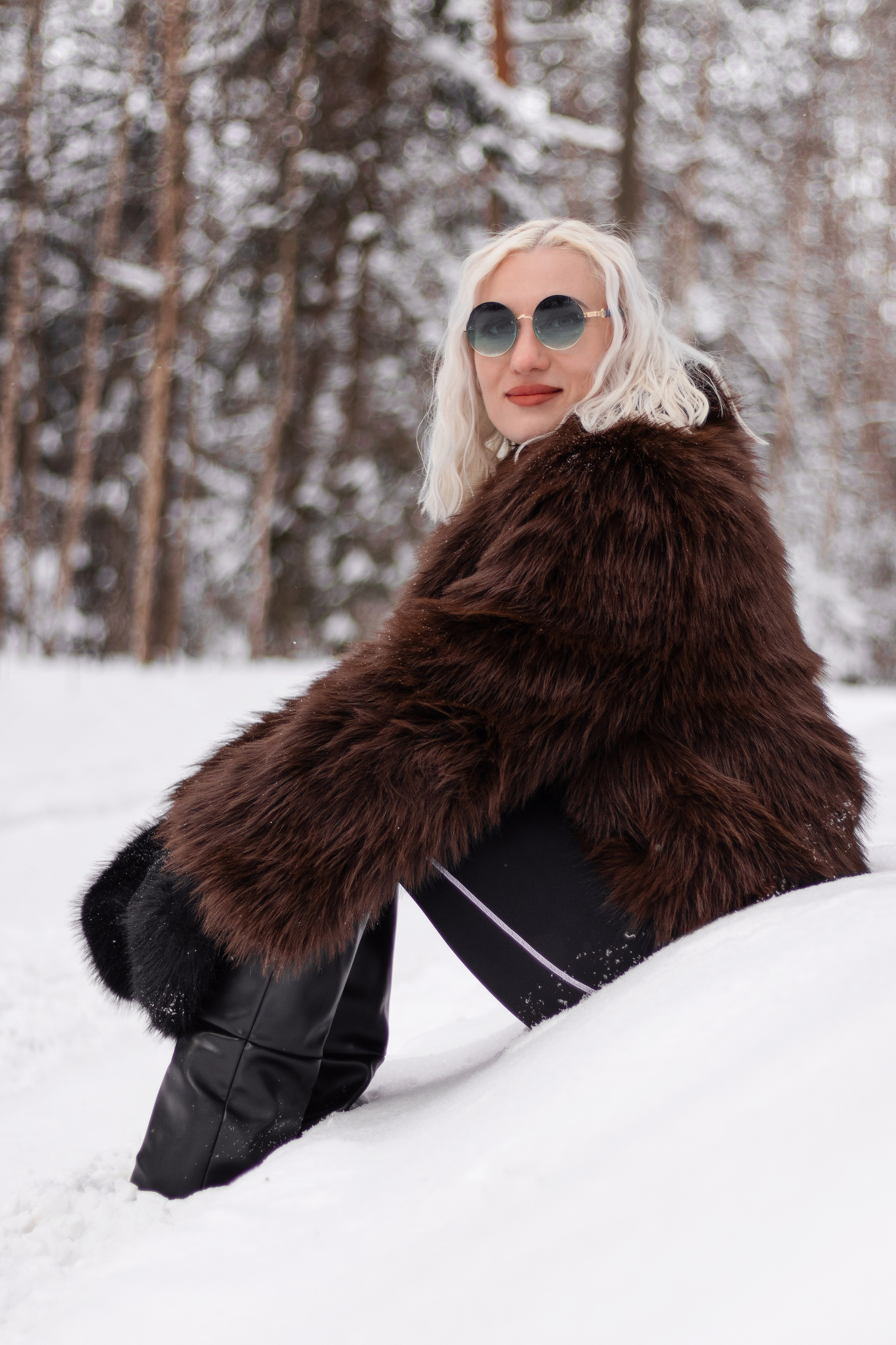 Зима. Portretu fotogrāfs Daugavpilī Olga Antonova